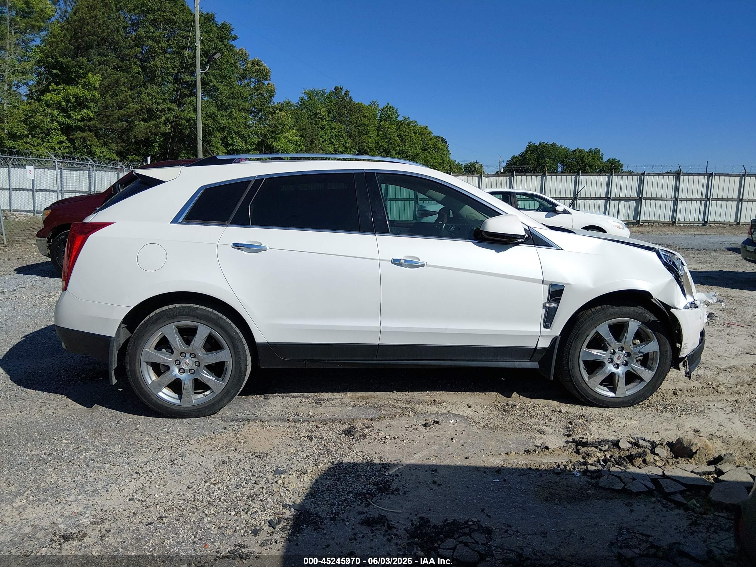 2011 Cadillac Srx Performance Collection White vin: 3GYFNBEY2BS580234