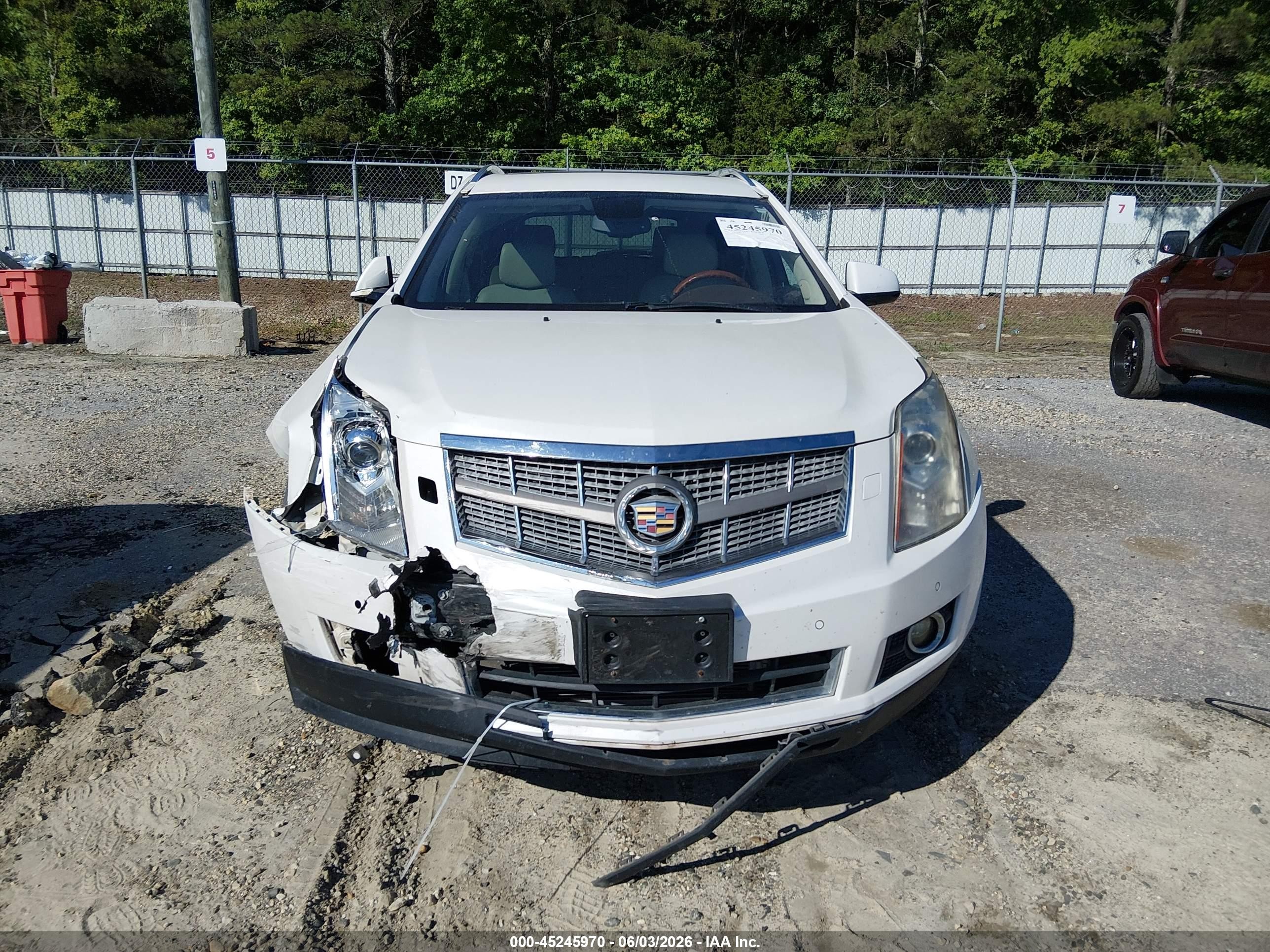 2011 Cadillac Srx Performance Collection White vin: 3GYFNBEY2BS580234