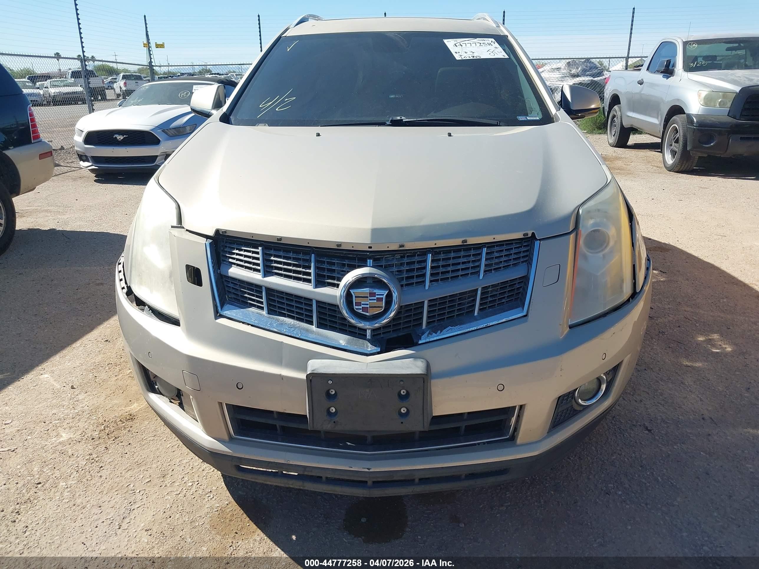 2011 Cadillac Srx Performance Collection Gold vin: 3GYFNBEY3BS613872
