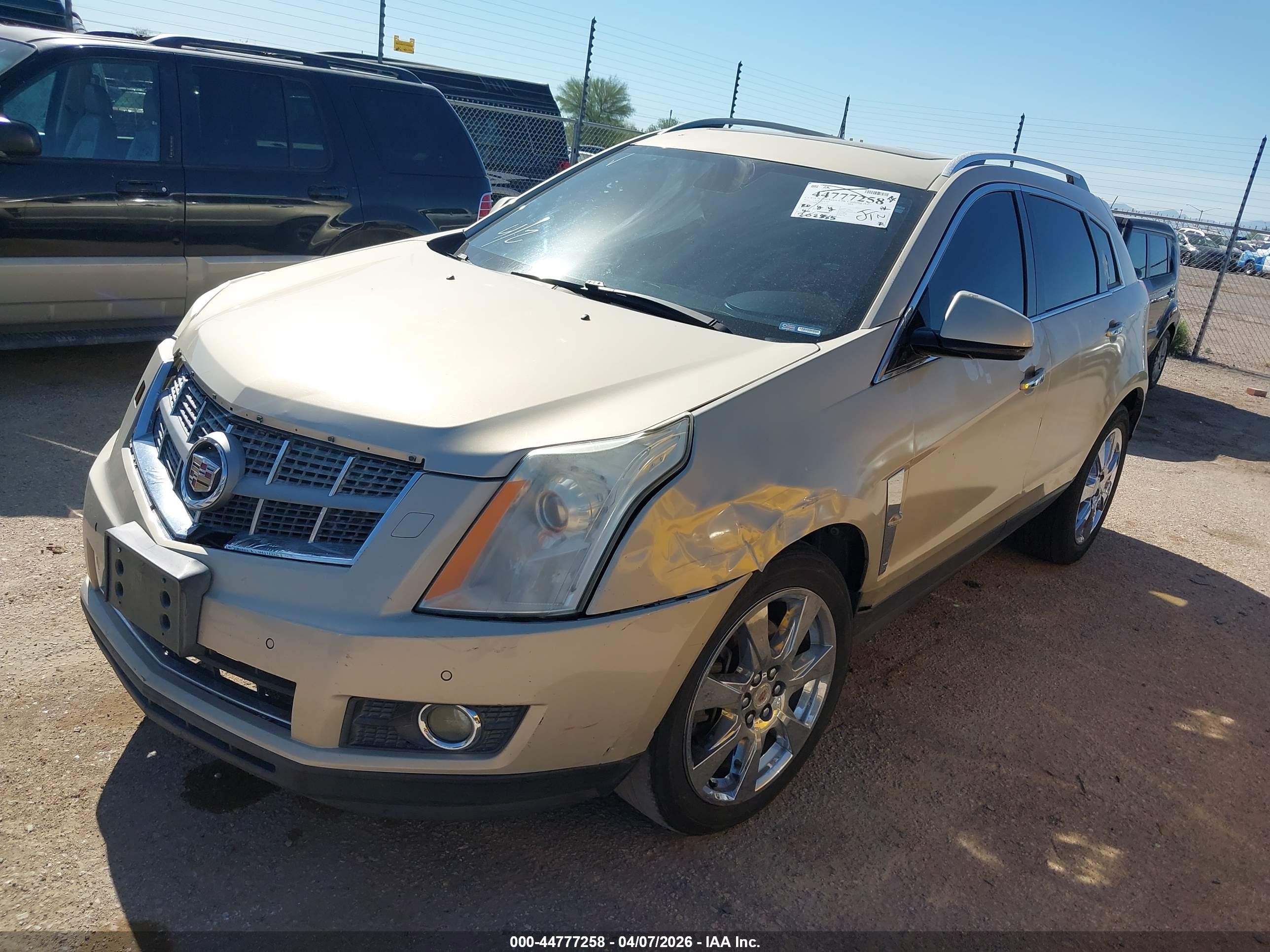 2011 Cadillac Srx Performance Collection Gold vin: 3GYFNBEY3BS613872