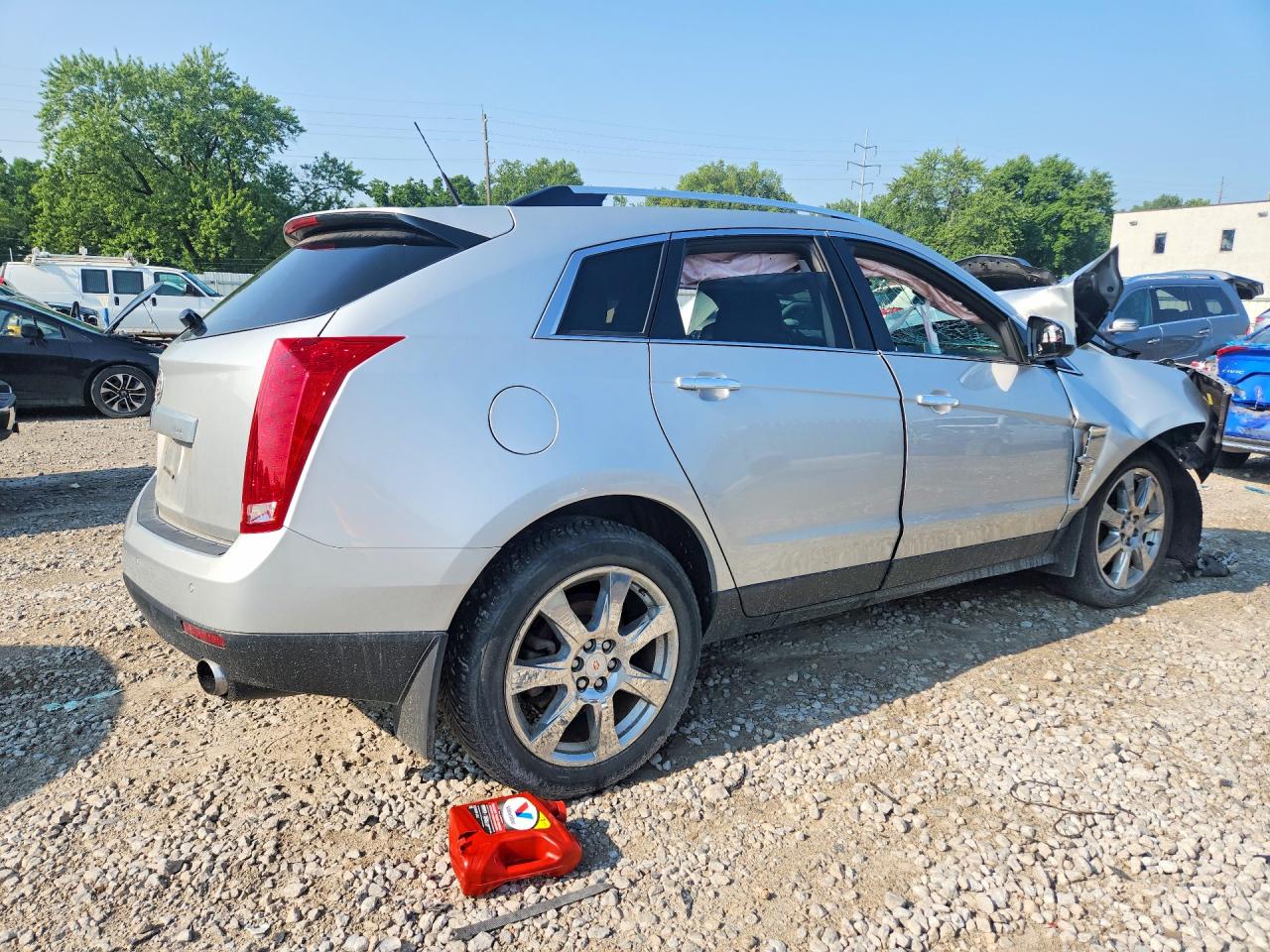 2010 Cadillac Srx Performance Collection Silver vin: 3GYFNBEY4AS652050
