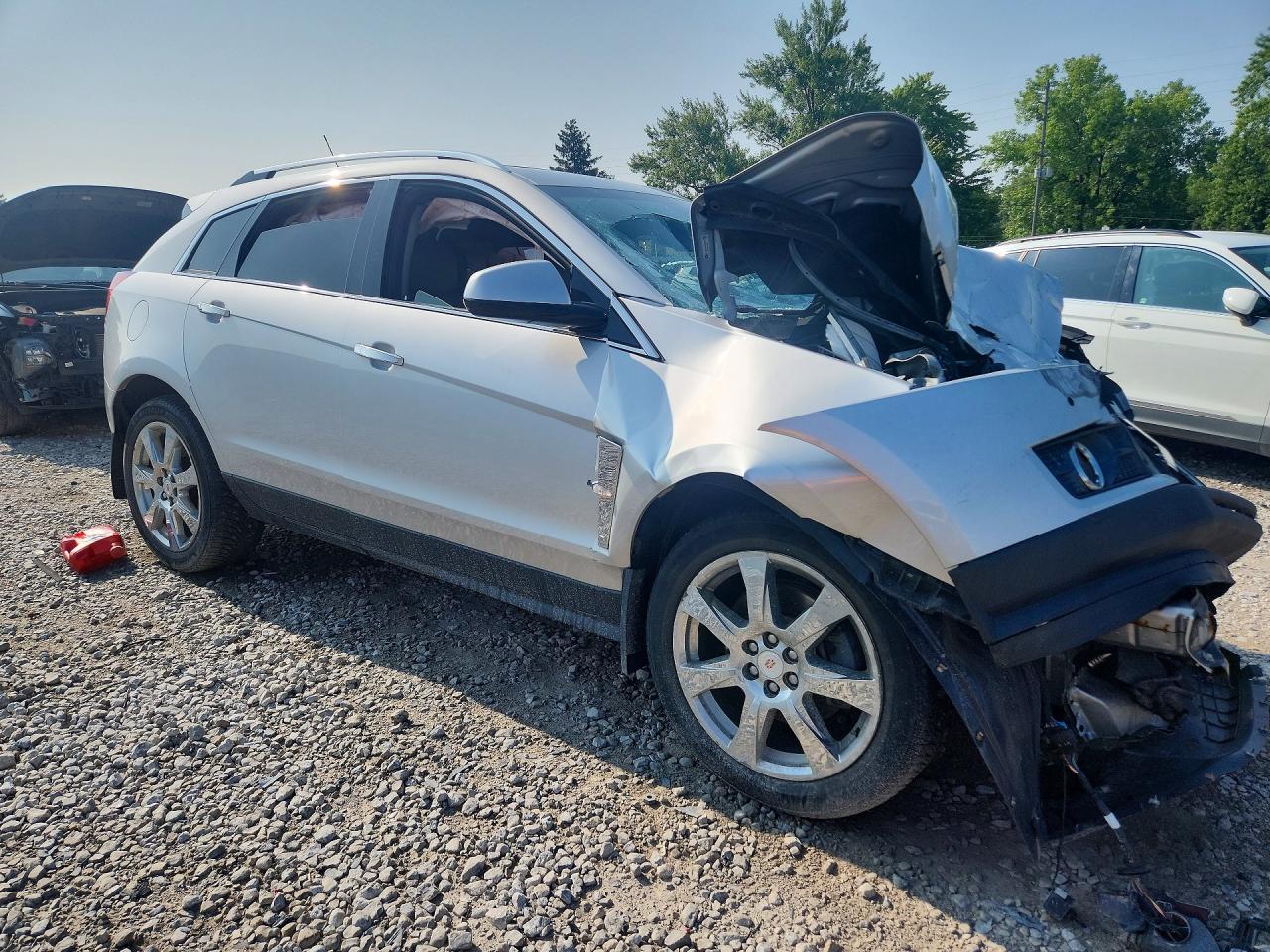 2010 Cadillac Srx Performance Collection Silver vin: 3GYFNBEY4AS652050