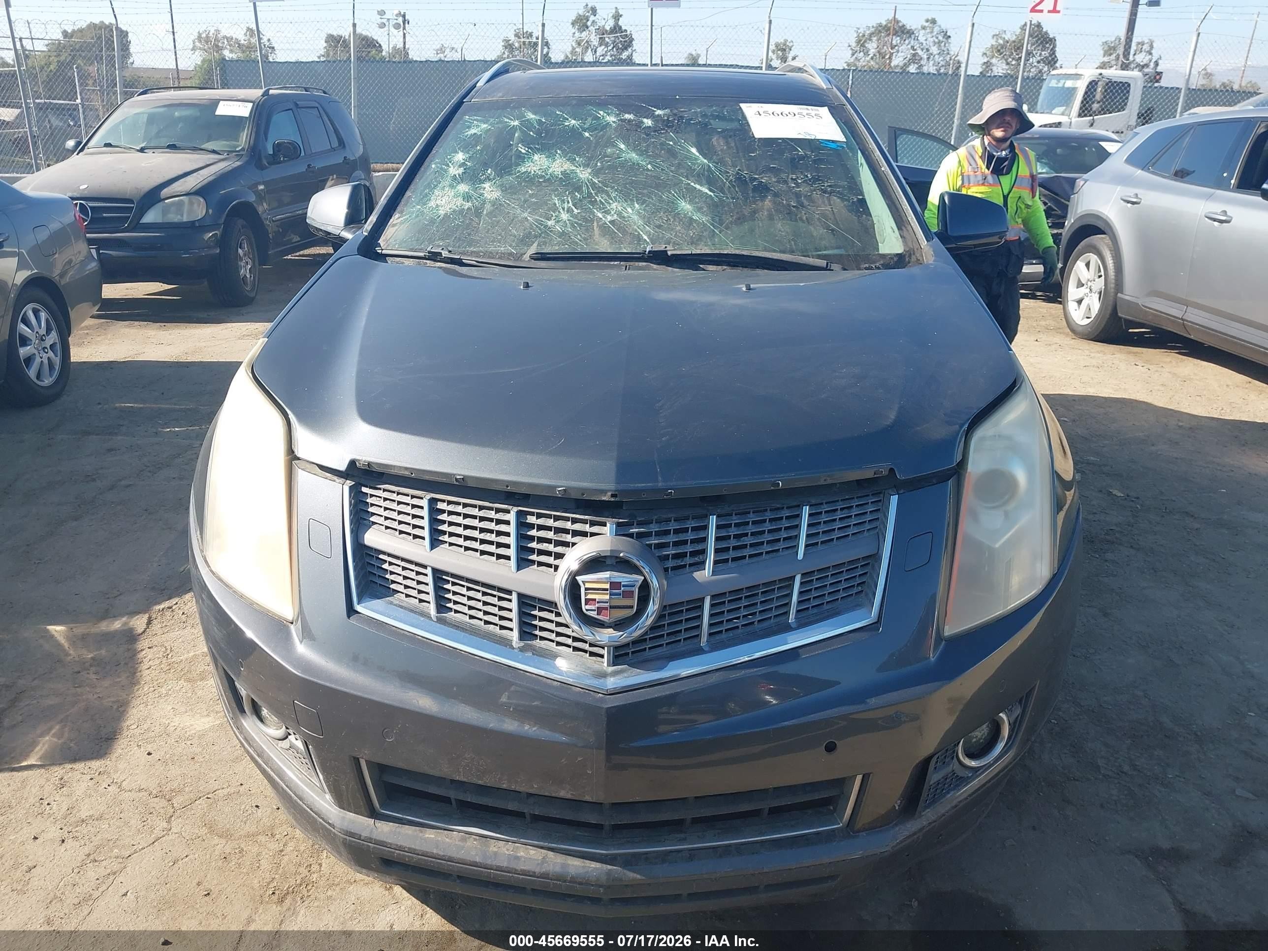 2011 Cadillac Srx Performance Collection Gray vin: 3GYFNBEY4BS546781