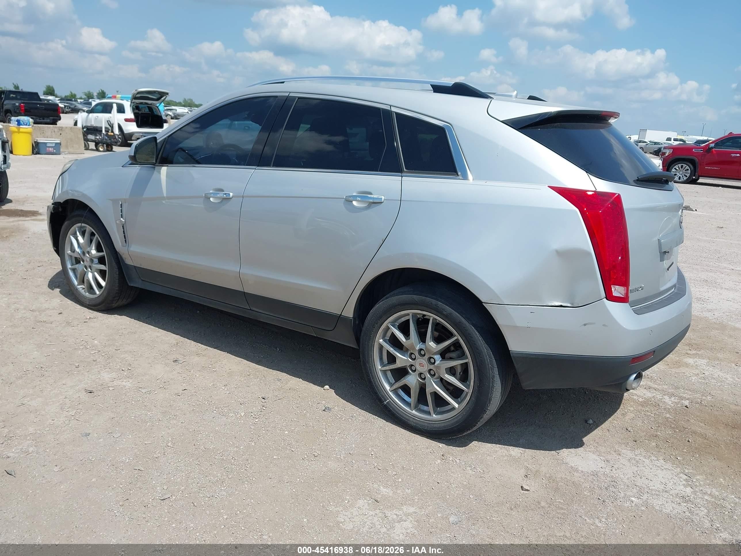 2011 Cadillac Srx Performance Collection Silver vin: 3GYFNBEY5BS509335