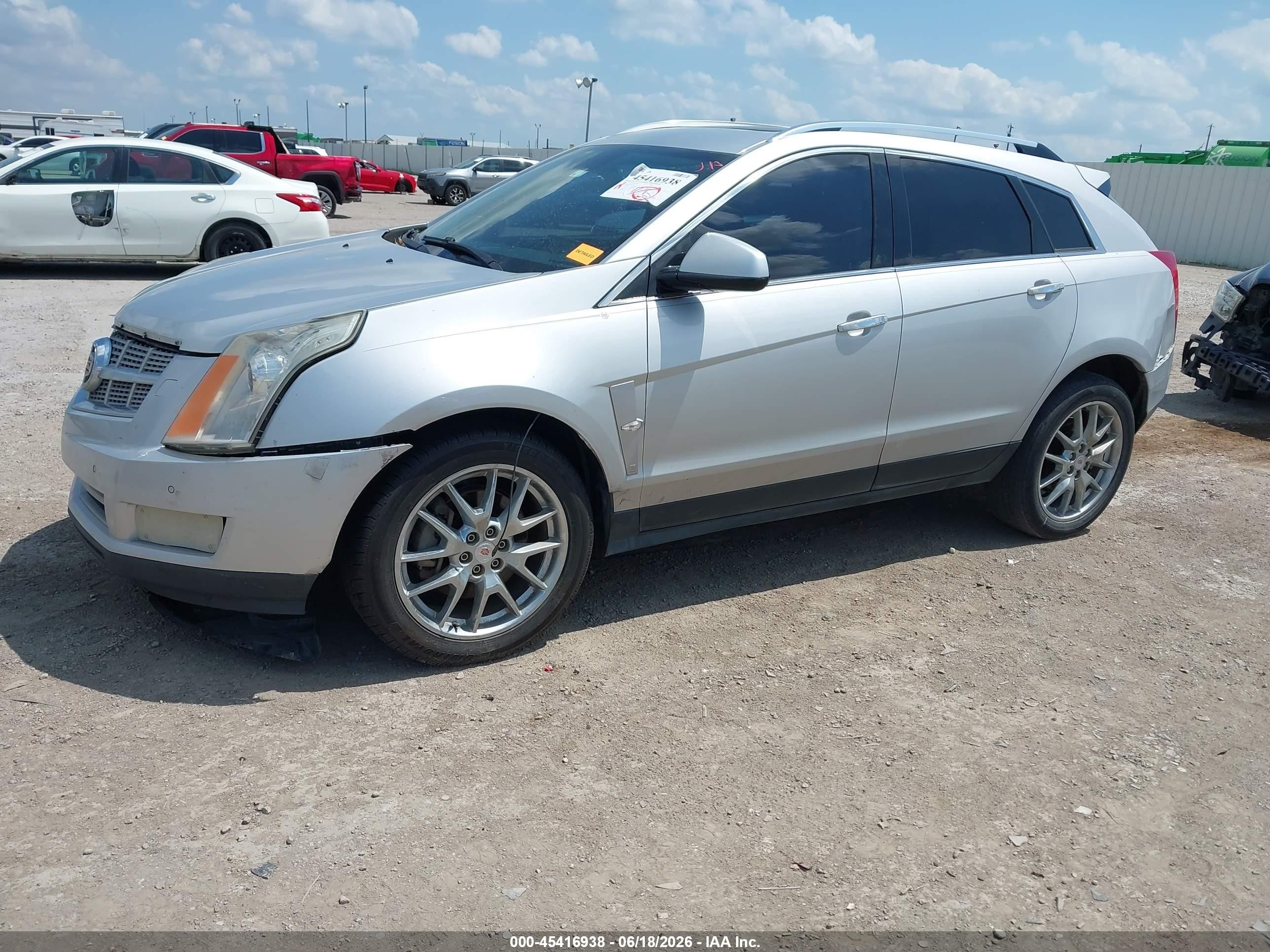 2011 Cadillac Srx Performance Collection Silver vin: 3GYFNBEY5BS509335