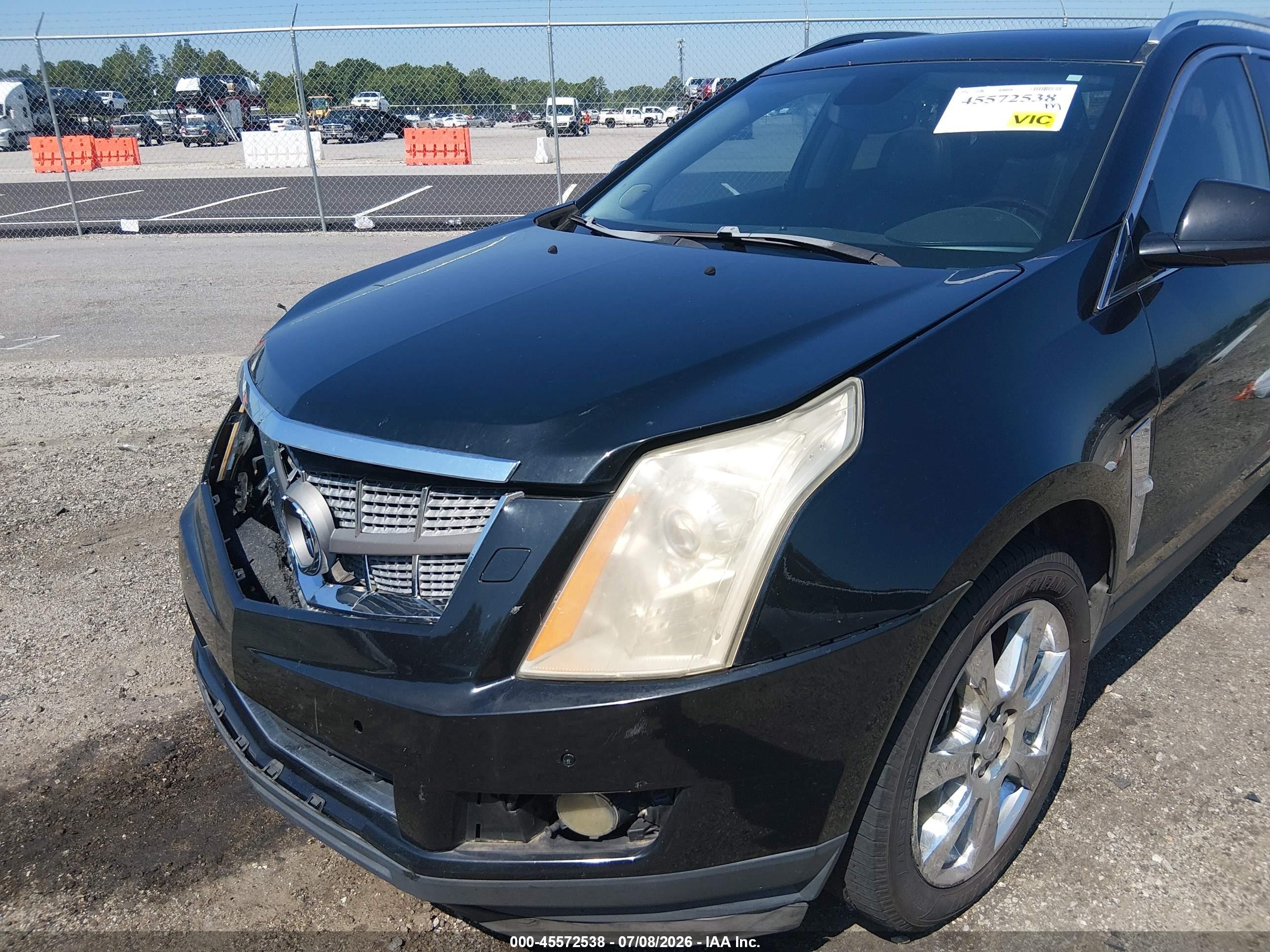 2010 Cadillac Srx Performance Collection Black vin: 3GYFNBEY6AS558509