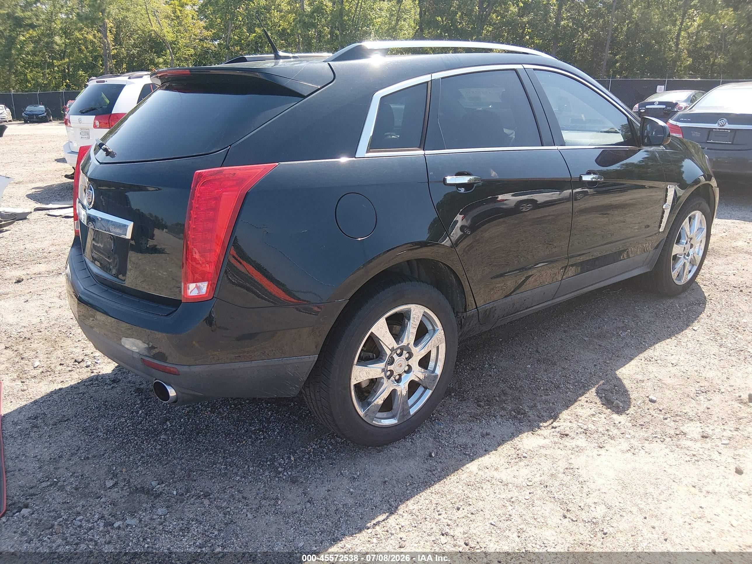 2010 Cadillac Srx Performance Collection Black vin: 3GYFNBEY6AS558509