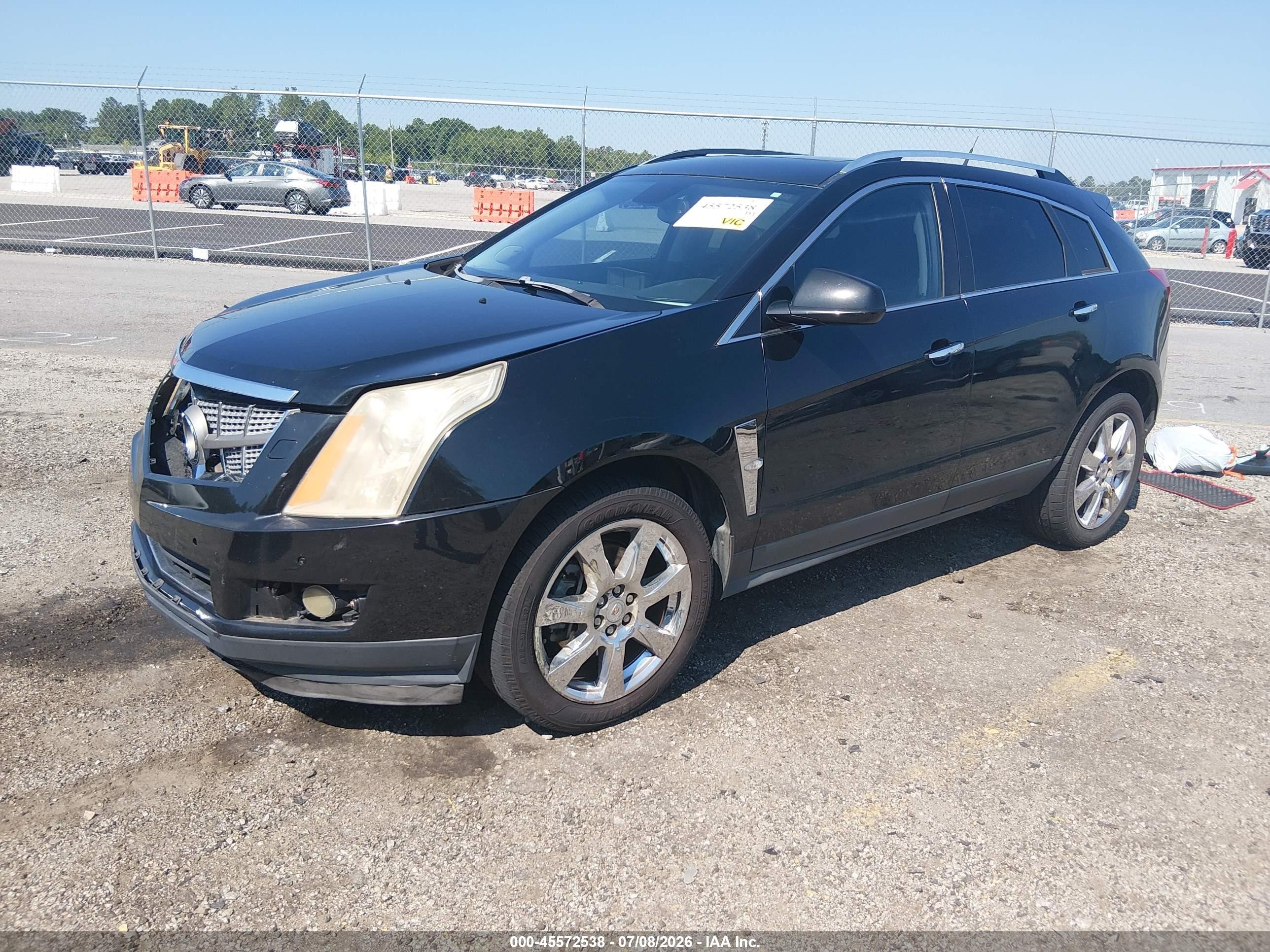 2010 Cadillac Srx Performance Collection Black vin: 3GYFNBEY6AS558509
