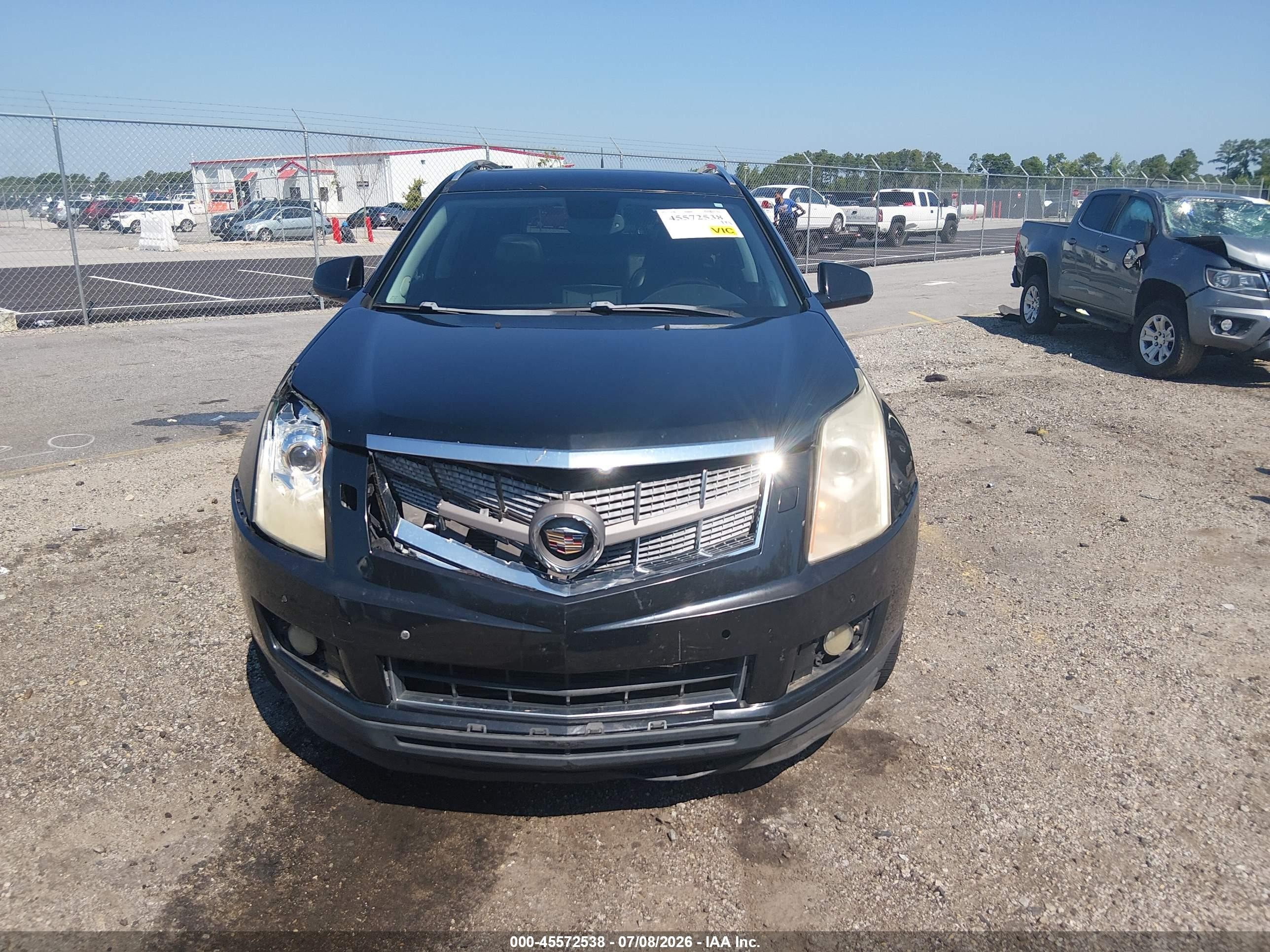 2010 Cadillac Srx Performance Collection Black vin: 3GYFNBEY6AS558509