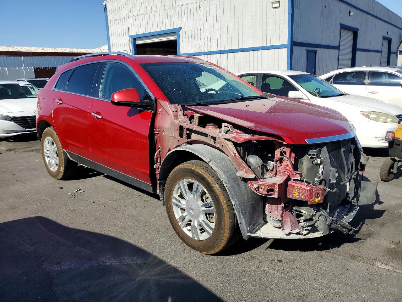 2011 Cadillac Srx Performance Collection Burgundy vin: 3GYFNBEY6BS550458