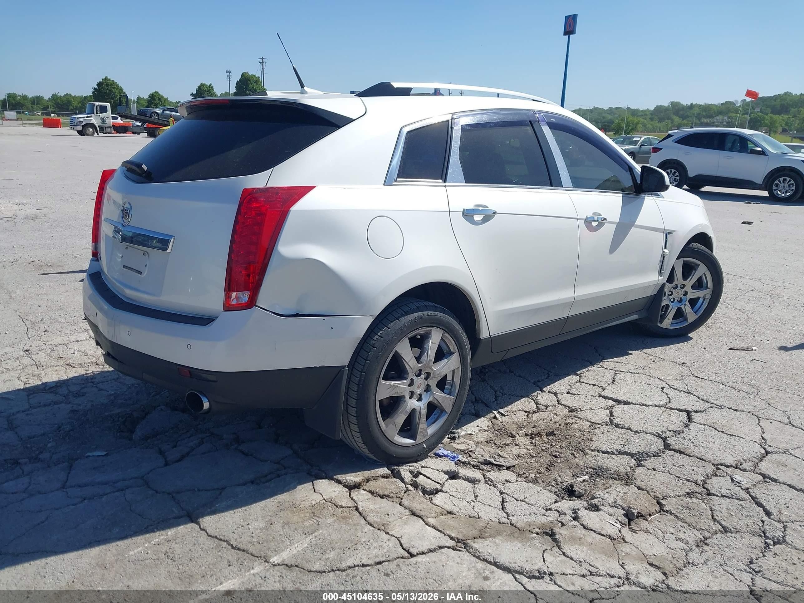 2011 Cadillac Srx Performance Collection White vin: 3GYFNBEY6BS580365