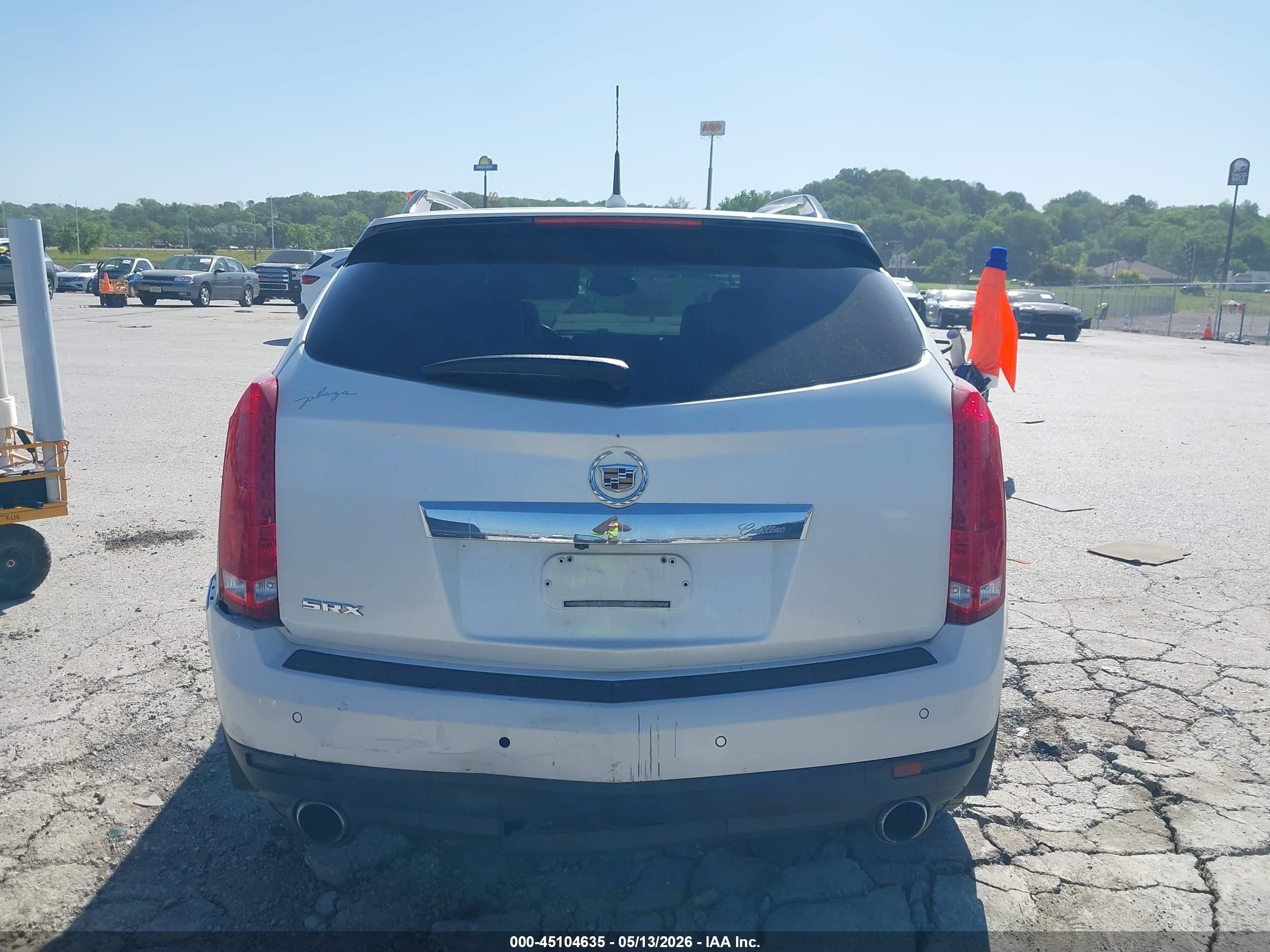 2011 Cadillac Srx Performance Collection White vin: 3GYFNBEY6BS580365