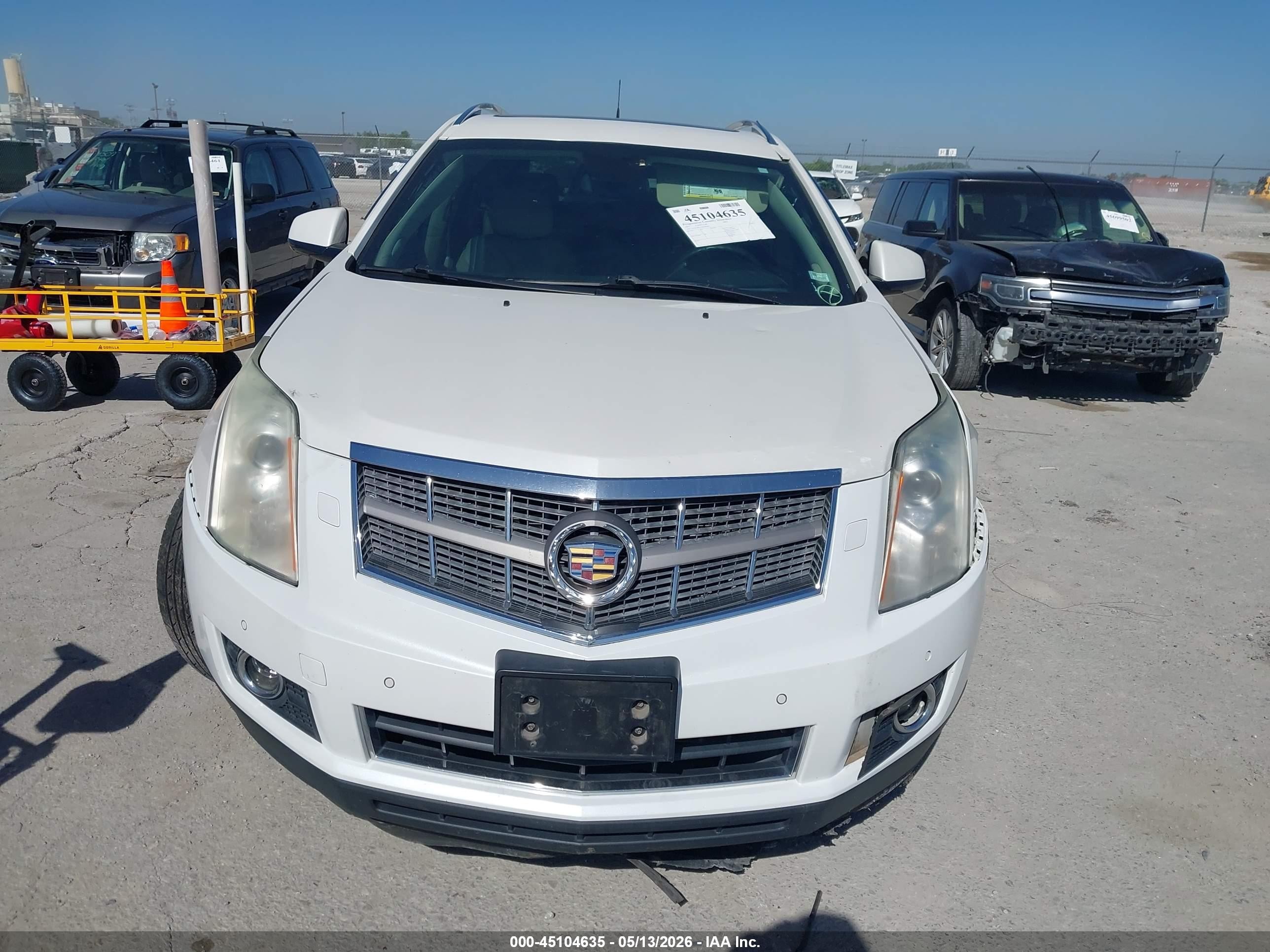 2011 Cadillac Srx Performance Collection White vin: 3GYFNBEY6BS580365