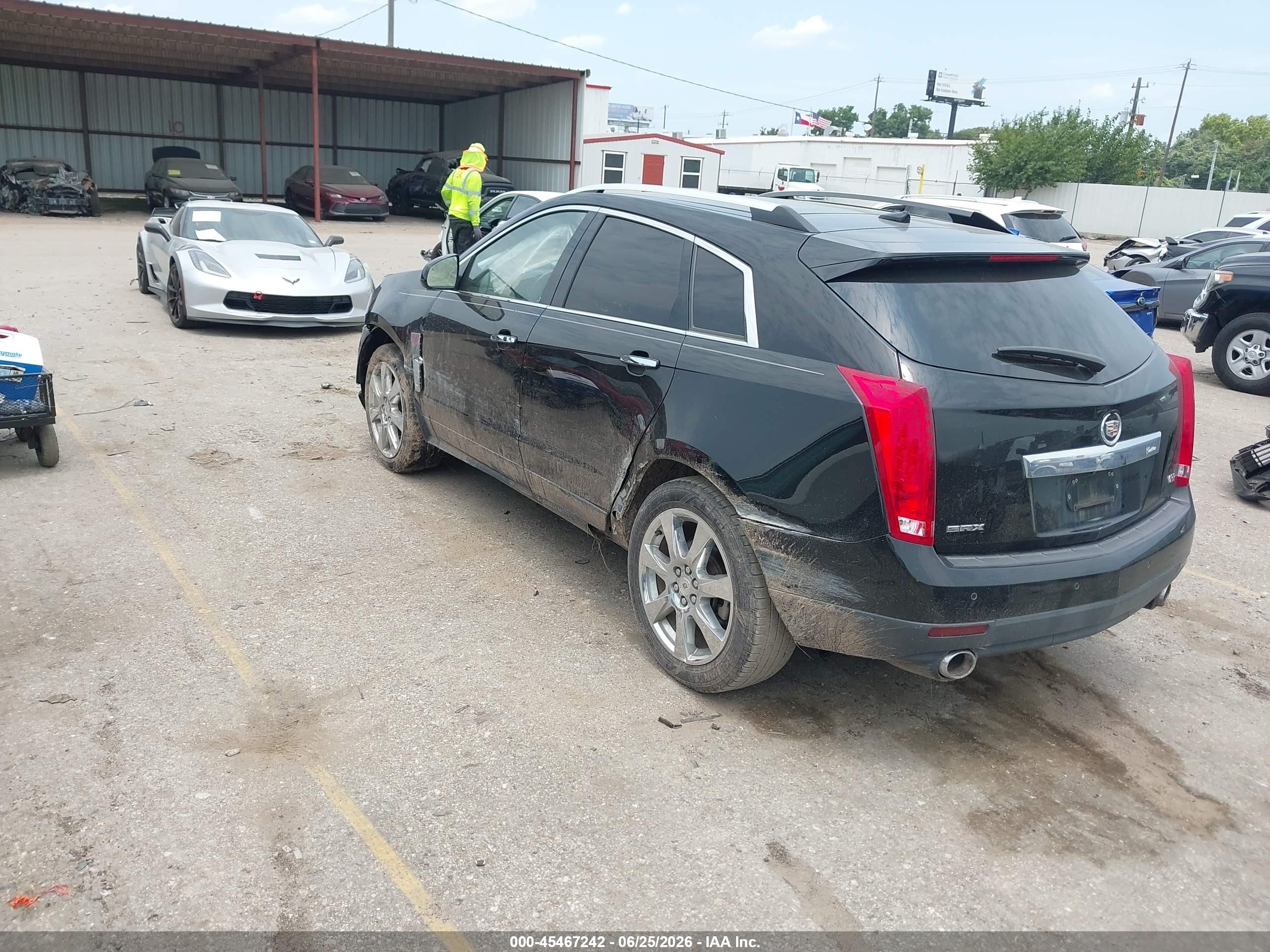 2011 Cadillac Srx Performance Collection Black vin: 3GYFNBEY6BS661057