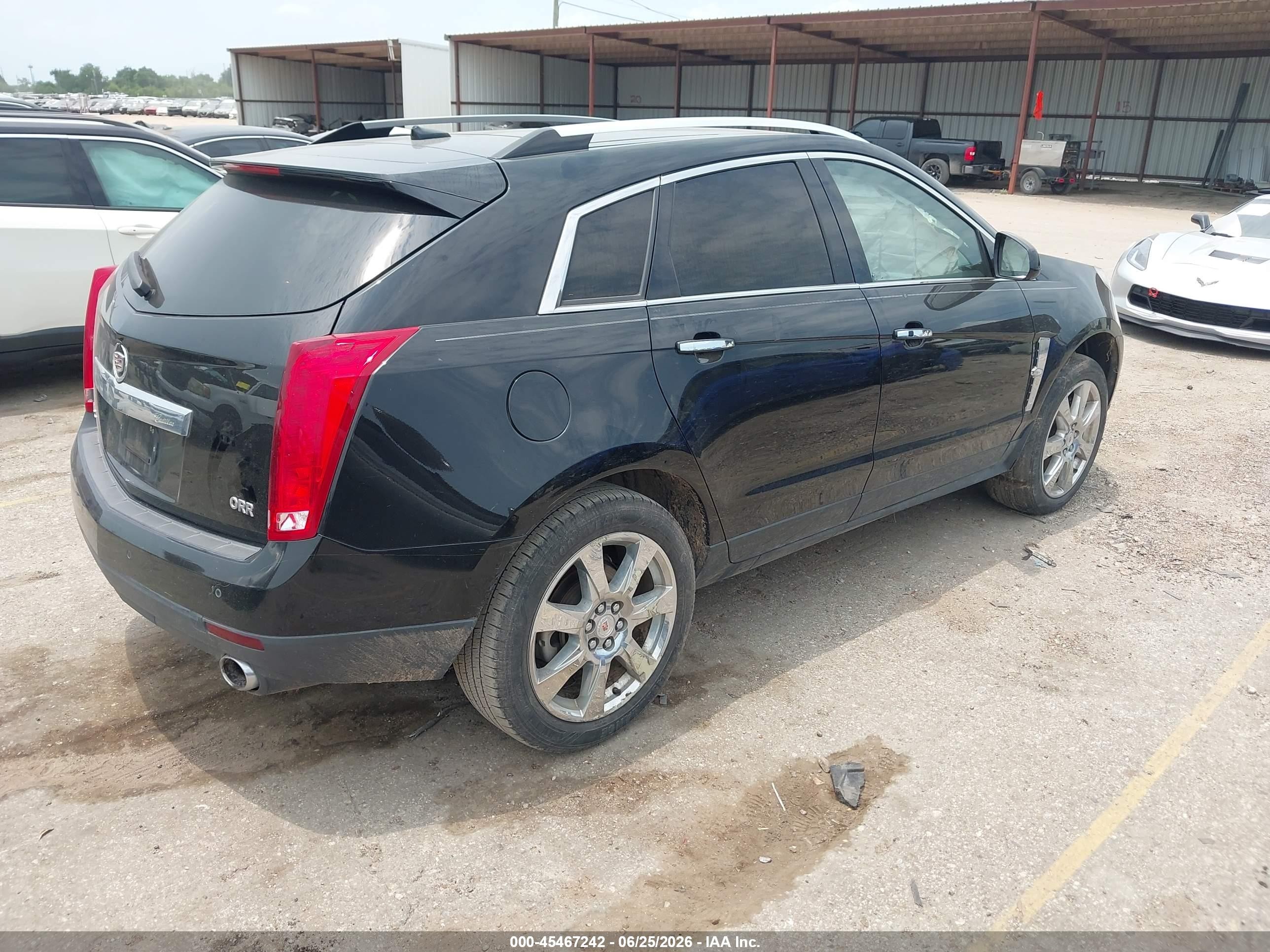 2011 Cadillac Srx Performance Collection Black vin: 3GYFNBEY6BS661057