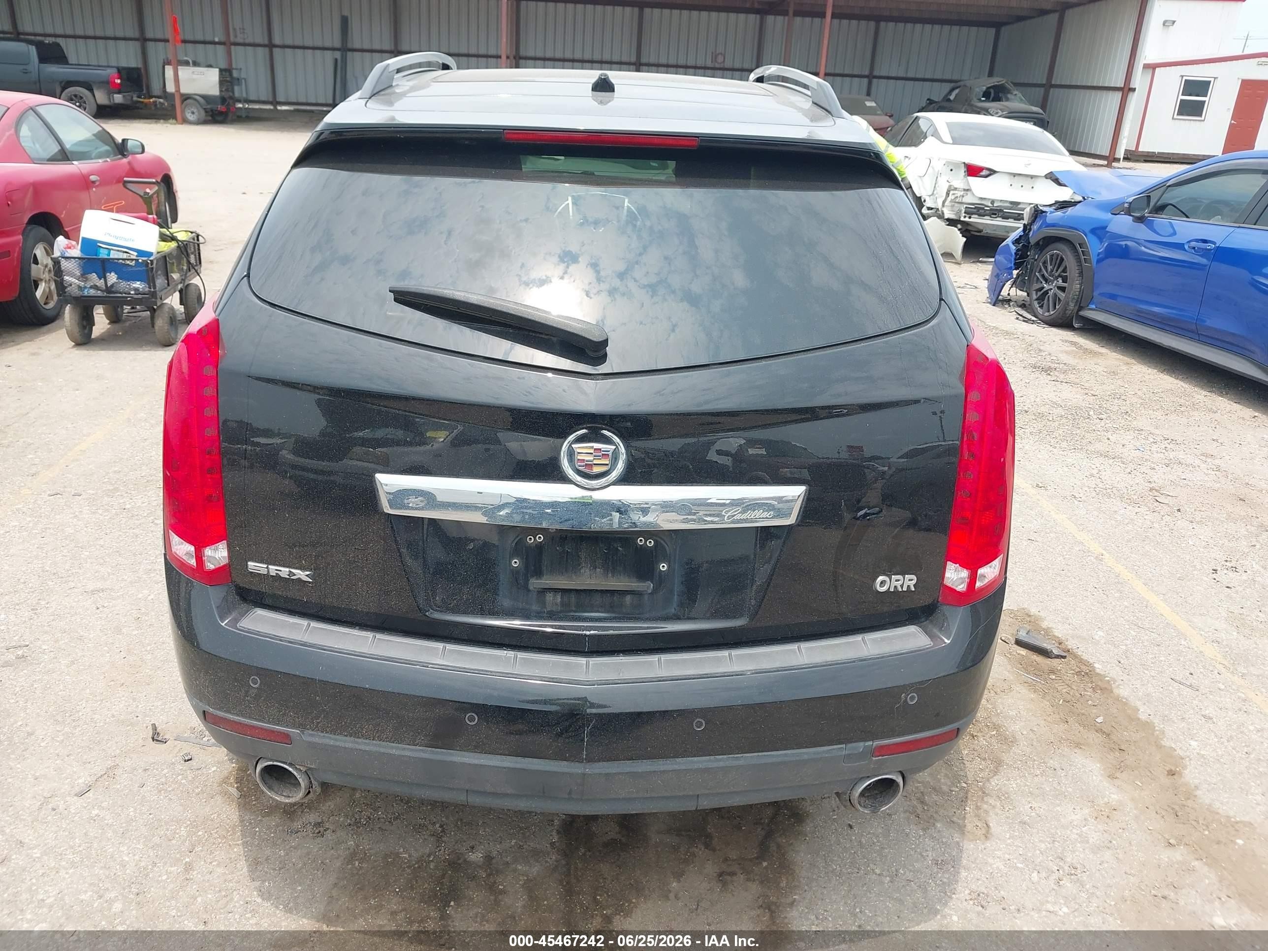 2011 Cadillac Srx Performance Collection Black vin: 3GYFNBEY6BS661057