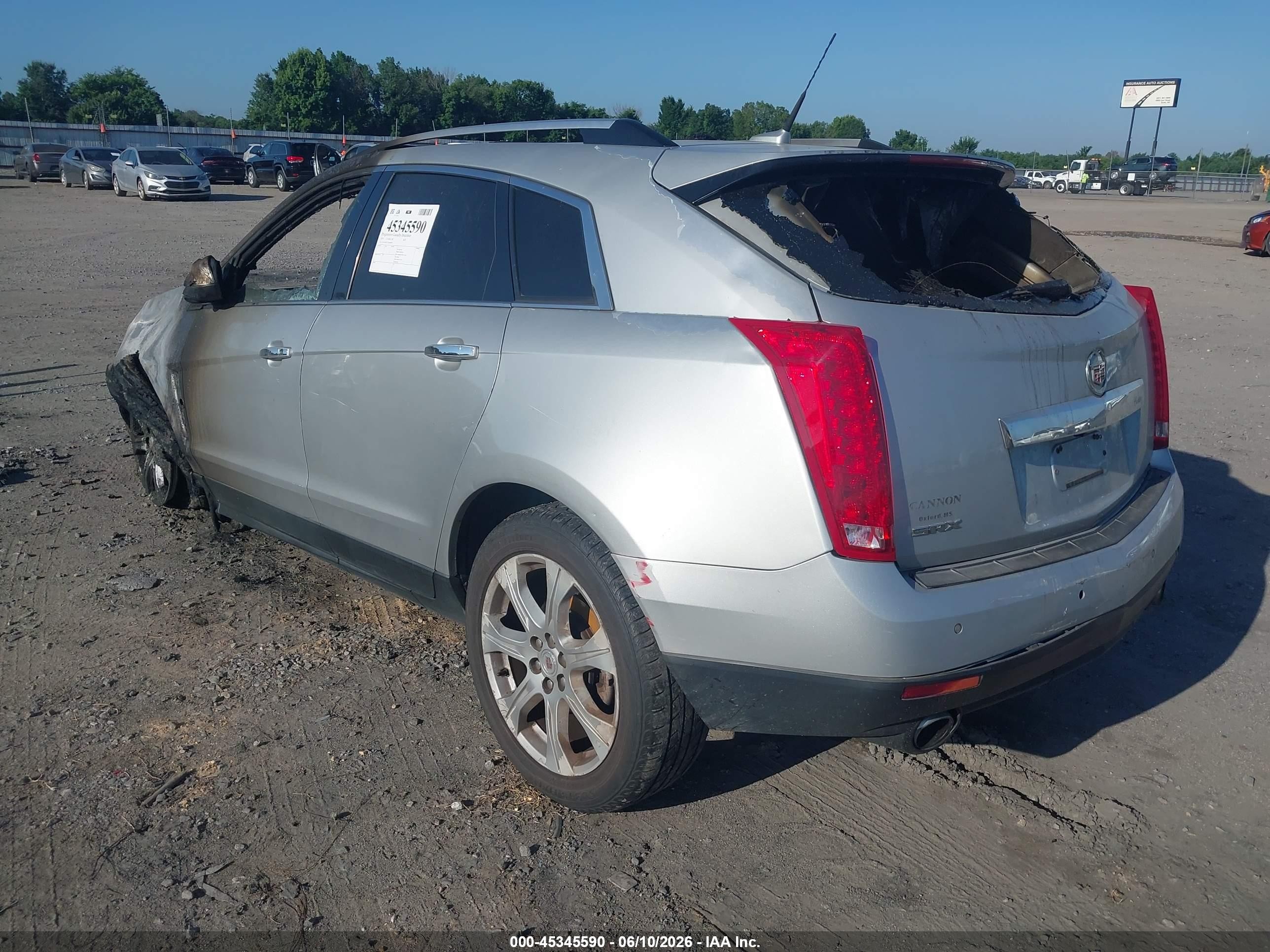2010 Cadillac Srx Performance Collection Серебряный vin: 3GYFNBEY7AS508959