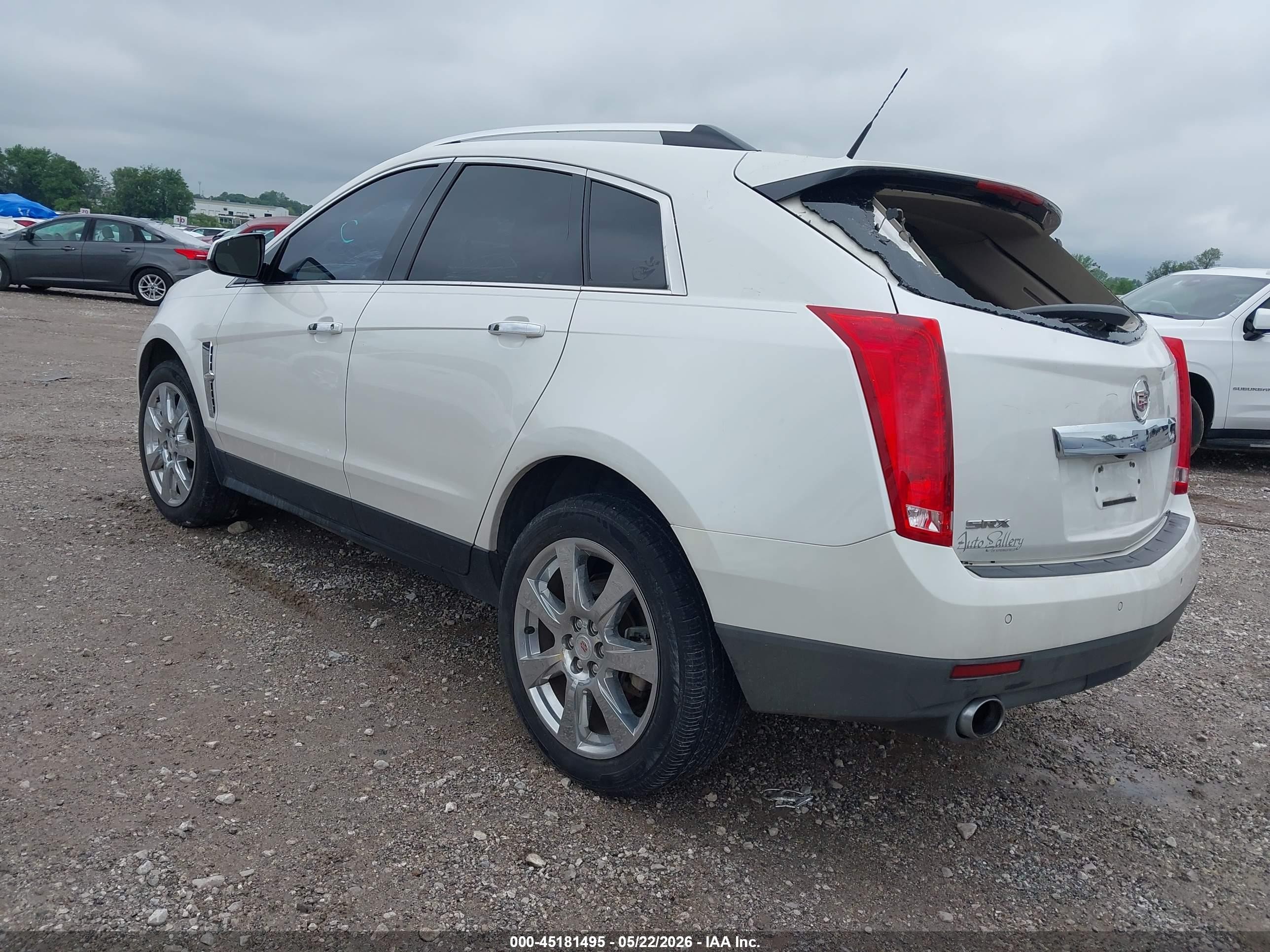 2010 Cadillac Srx Performance Collection White vin: 3GYFNBEY7AS611444