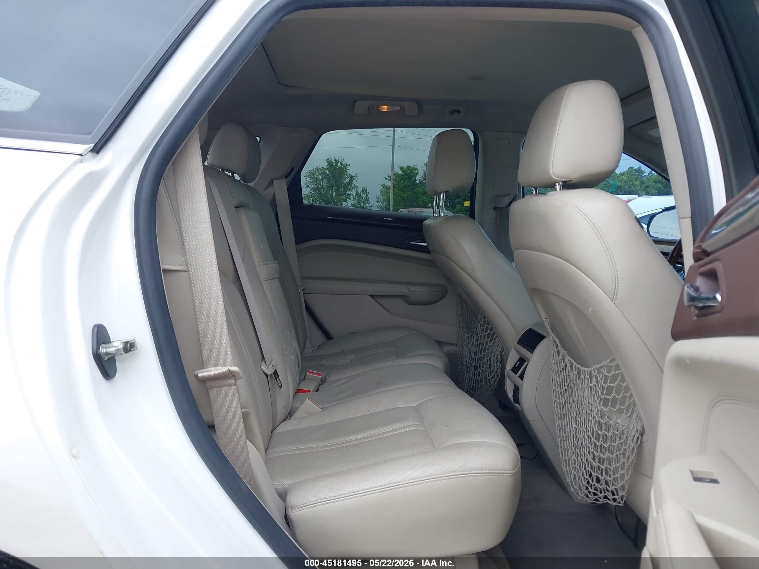 2010 Cadillac Srx Performance Collection White vin: 3GYFNBEY7AS611444