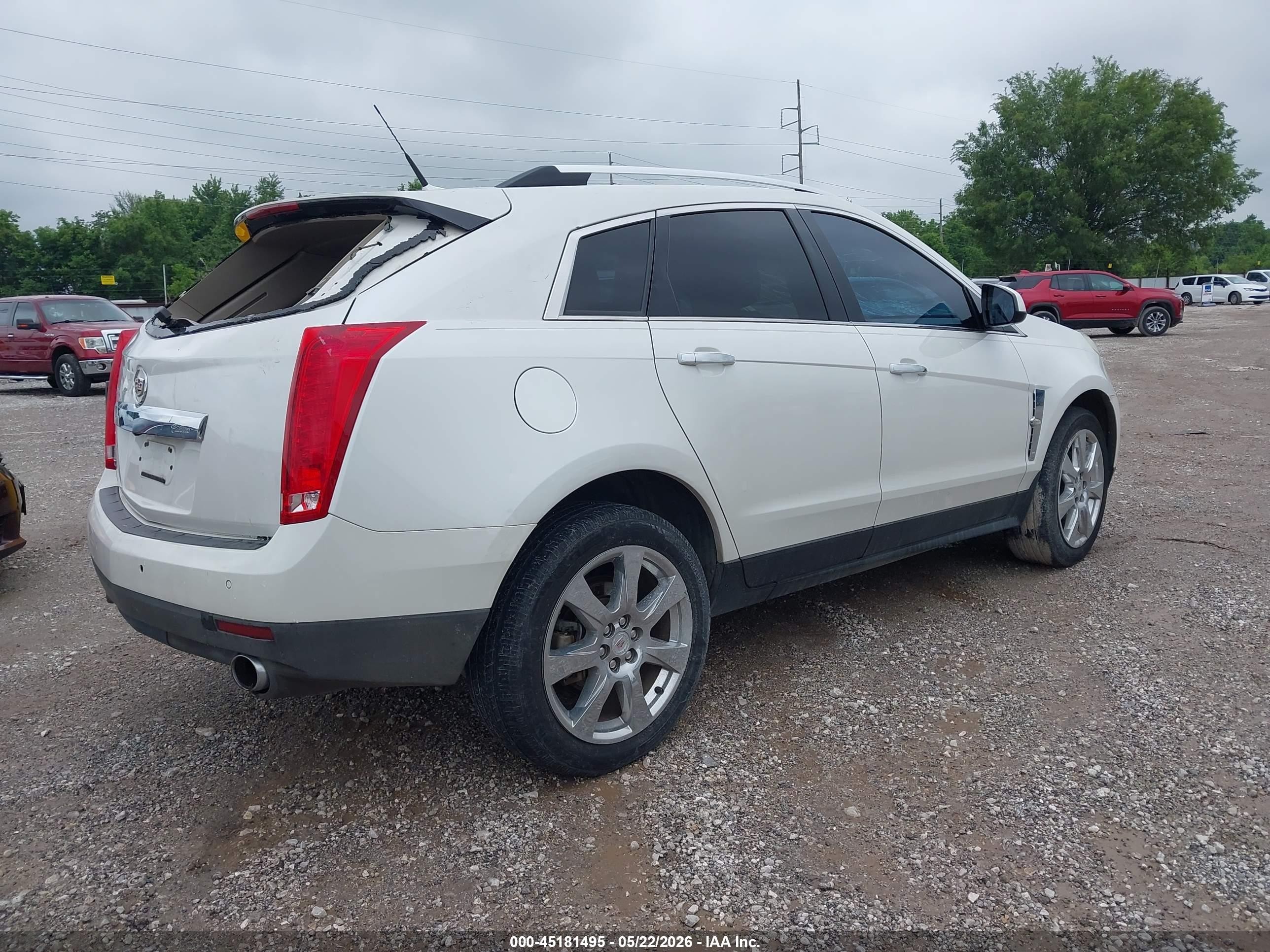 2010 Cadillac Srx Performance Collection White vin: 3GYFNBEY7AS611444