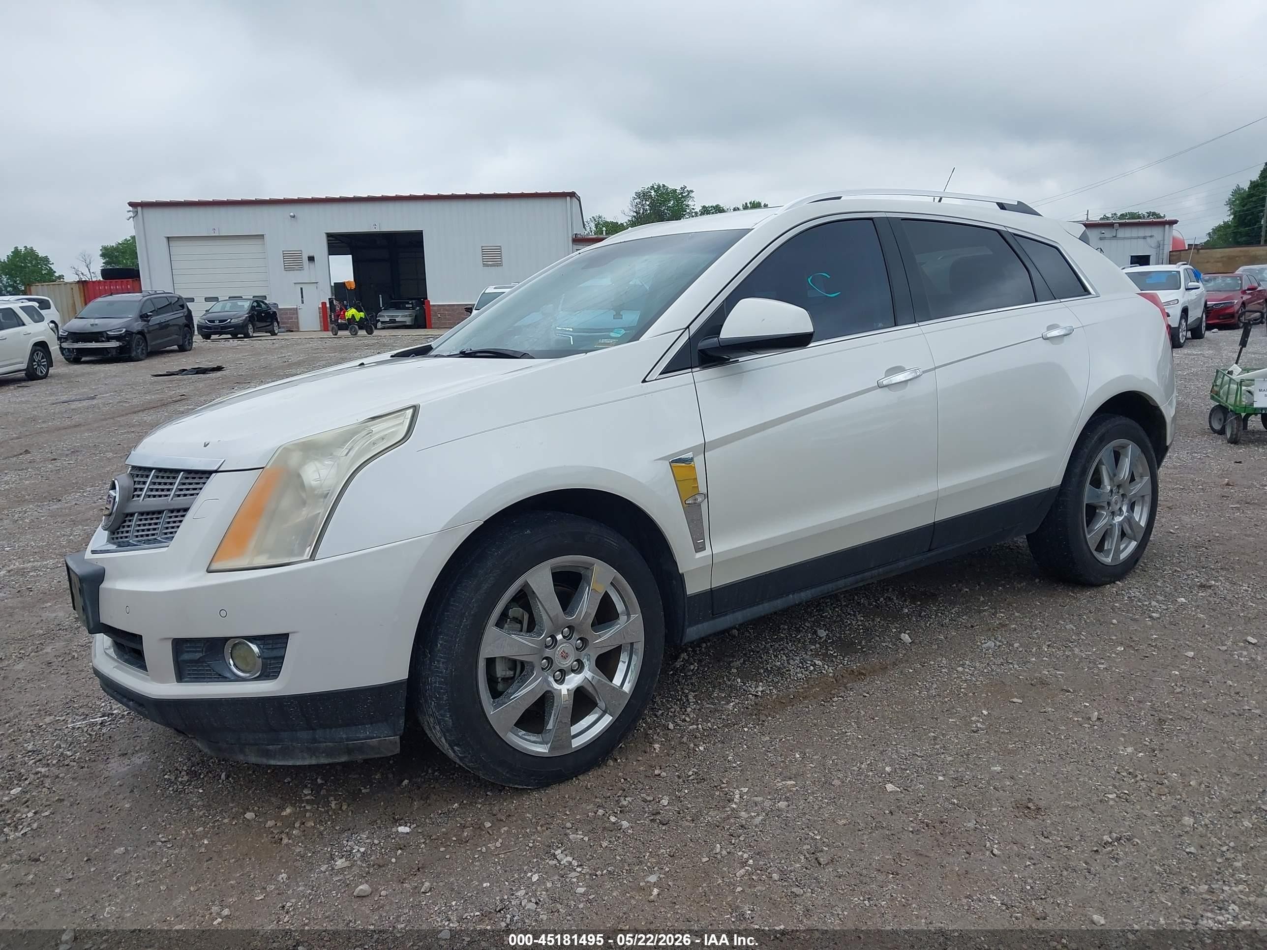 2010 Cadillac Srx Performance Collection White vin: 3GYFNBEY7AS611444
