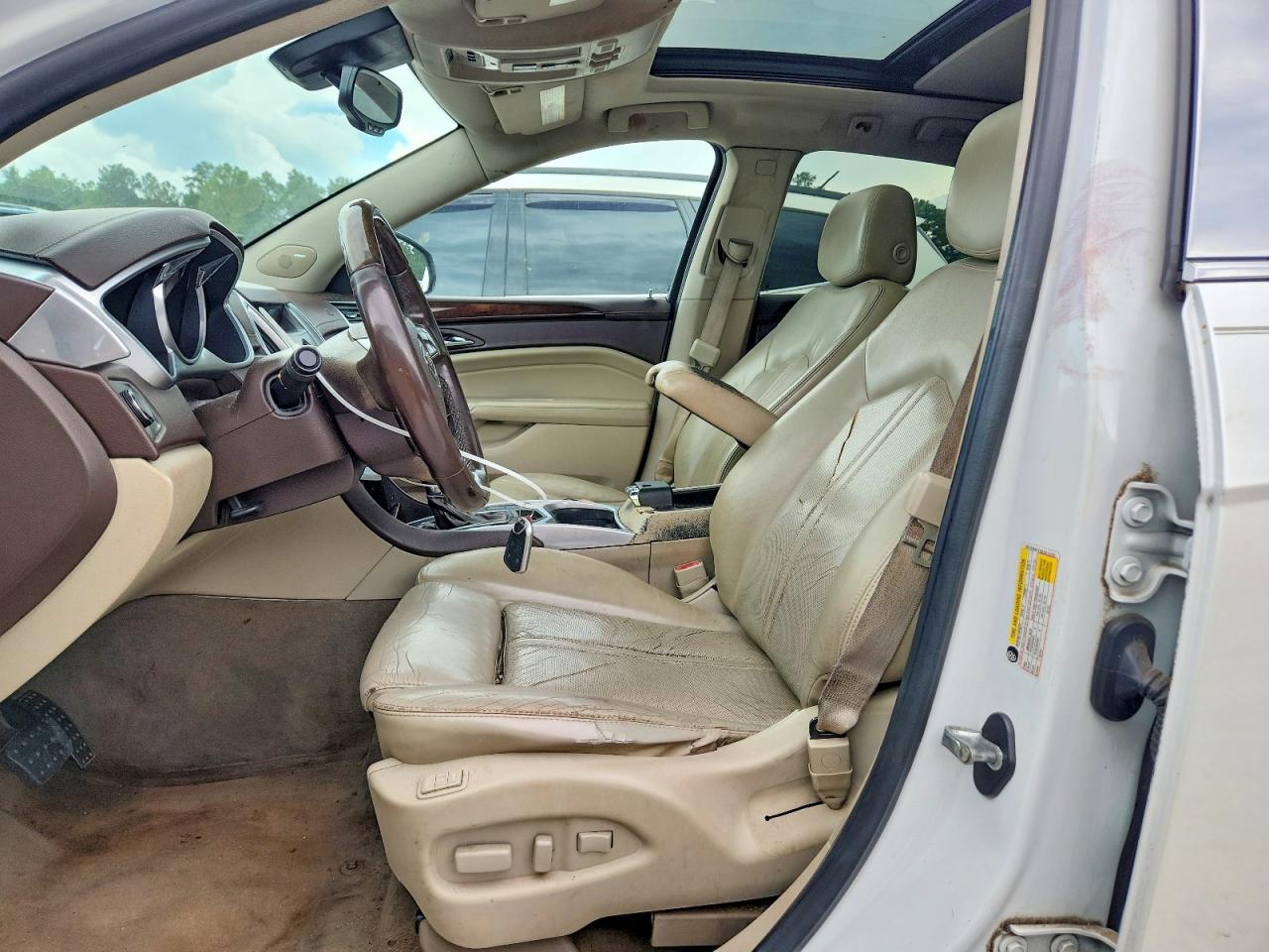 2011 Cadillac Srx Performance Collection White vin: 3GYFNBEY8BS514769
