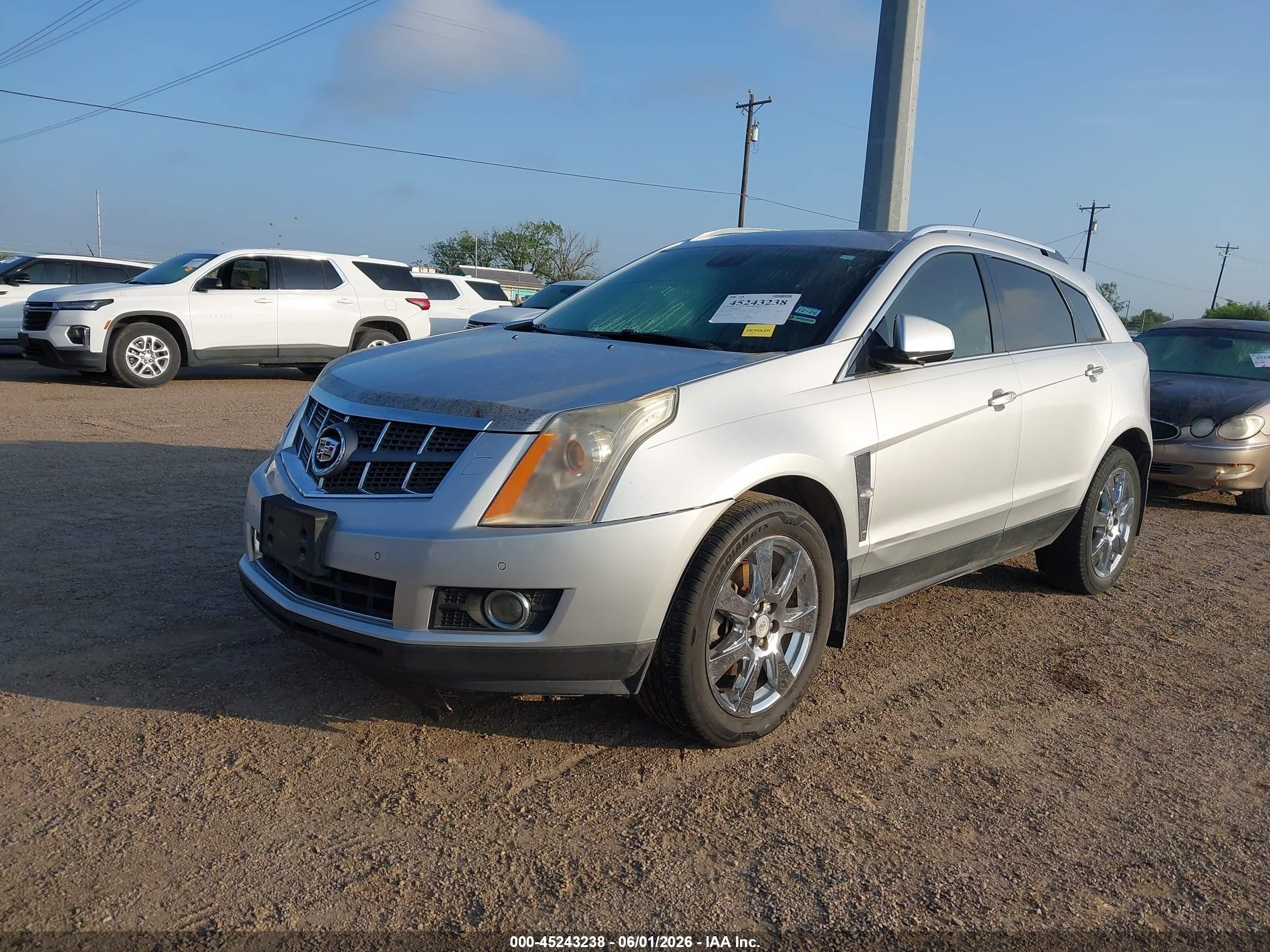 2011 Cadillac Srx Performance Collection Silver vin: 3GYFNBEY8BS582232