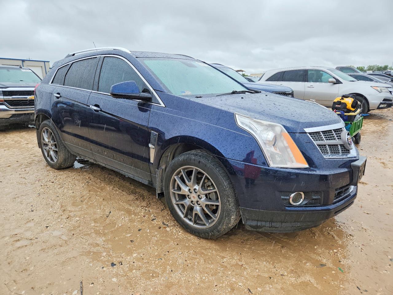 2011 Cadillac Srx Performance Collection Blue vin: 3GYFNBEY8BS590332