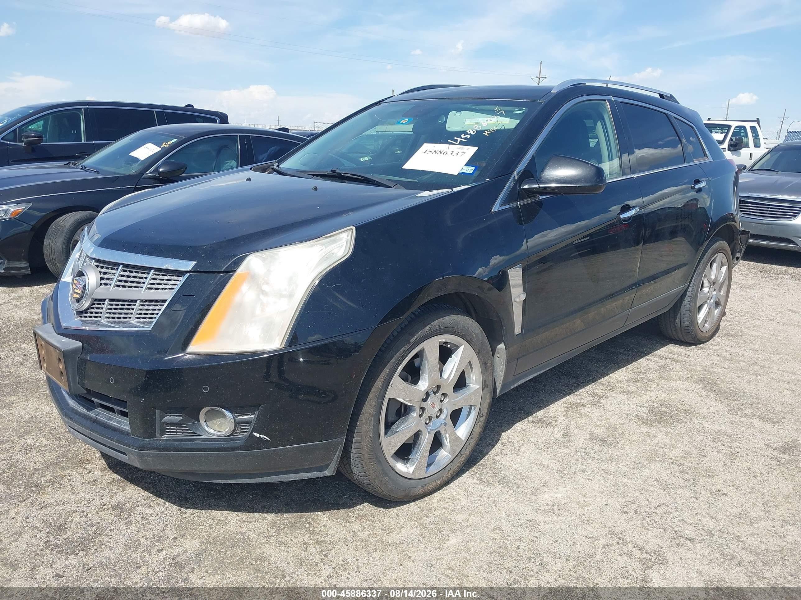 2012 Cadillac Srx Premium Collection Черный vin: 3GYFNCE30CS522960