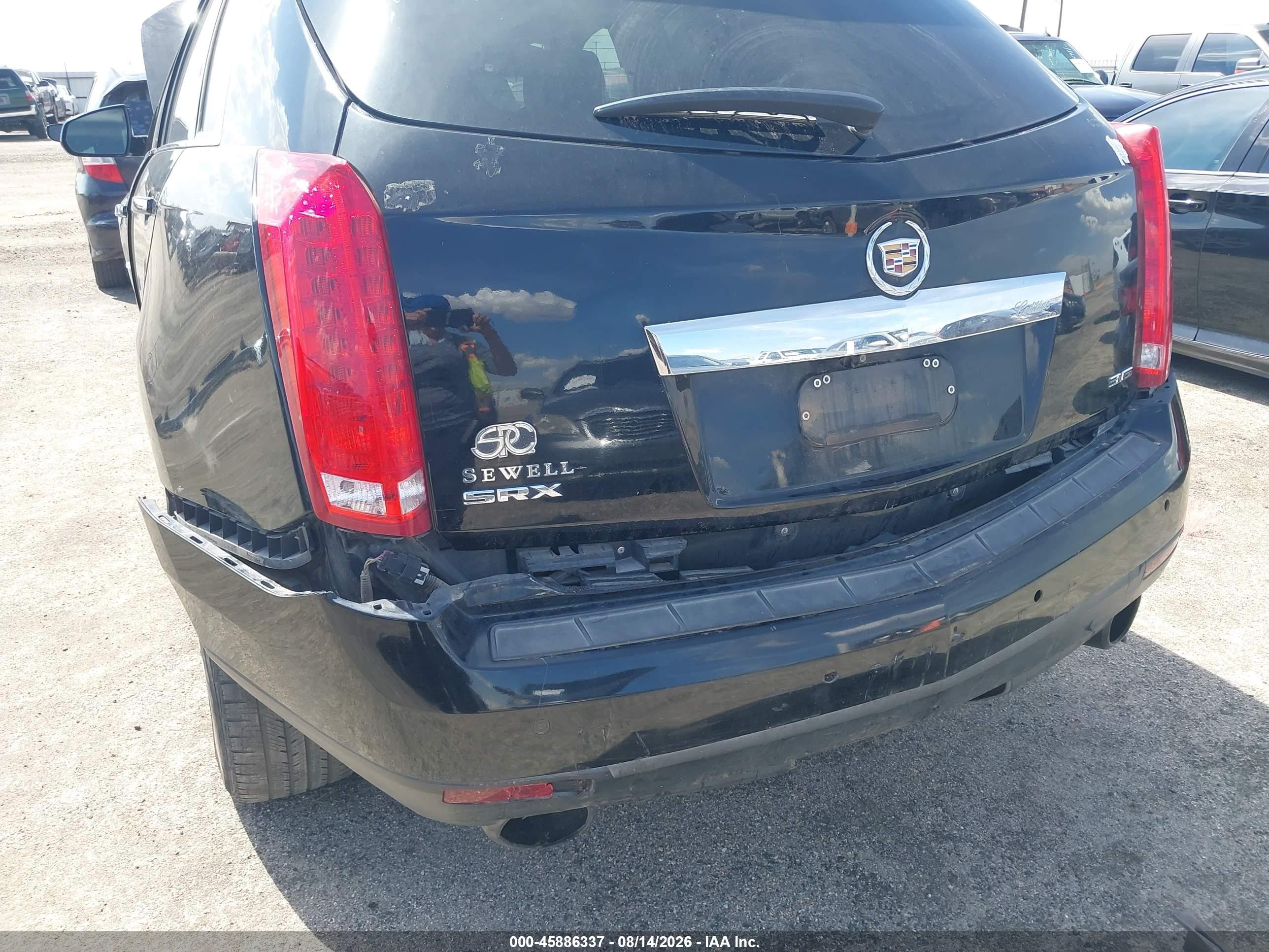 2012 Cadillac Srx Premium Collection Черный vin: 3GYFNCE30CS522960