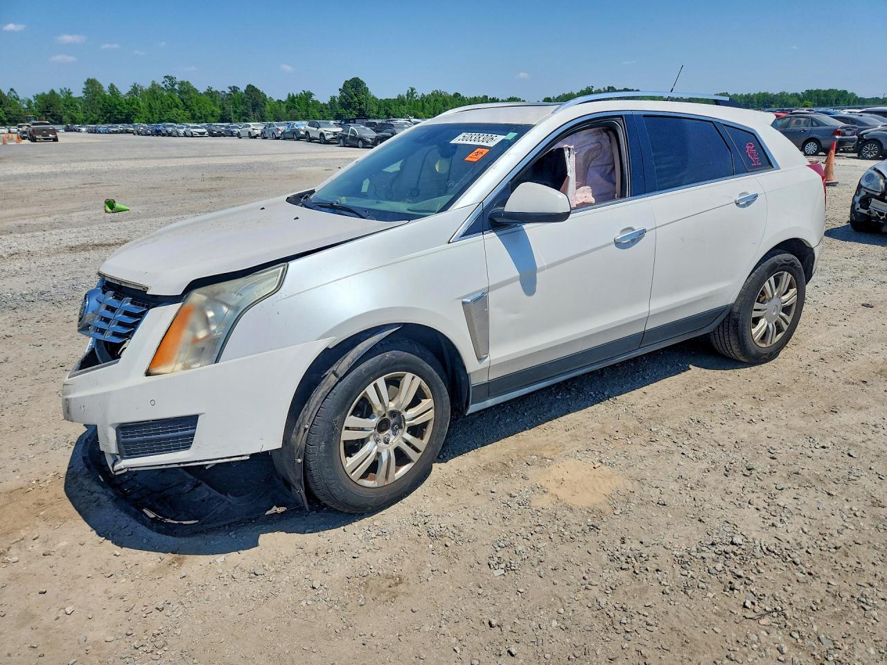 2013 Cadillac Srx Luxury Collection White vin: 3GYFNCE30DS530476