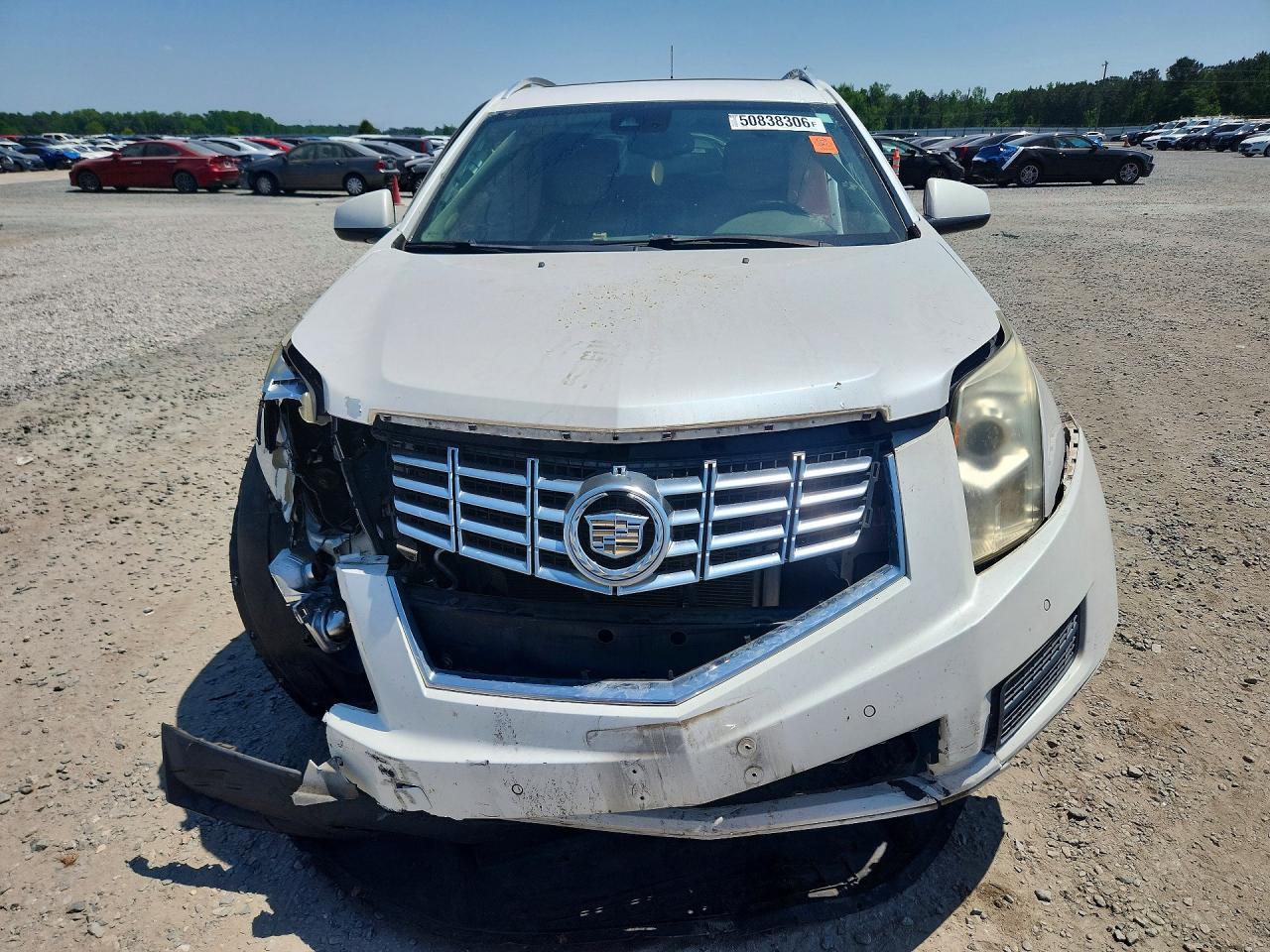 2013 Cadillac Srx Luxury Collection White vin: 3GYFNCE30DS530476