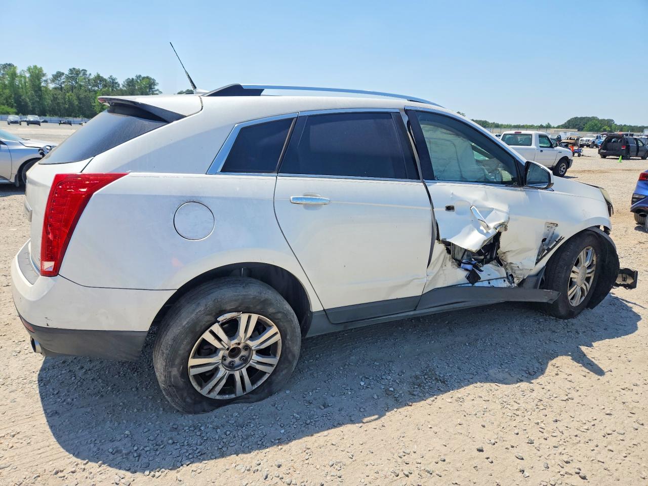 2013 Cadillac Srx Luxury Collection White vin: 3GYFNCE30DS530476