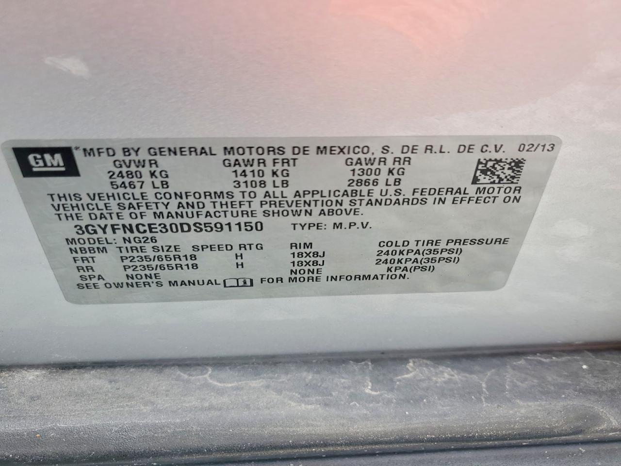 2013 Cadillac Srx Luxury Collection Silver vin: 3GYFNCE30DS591150