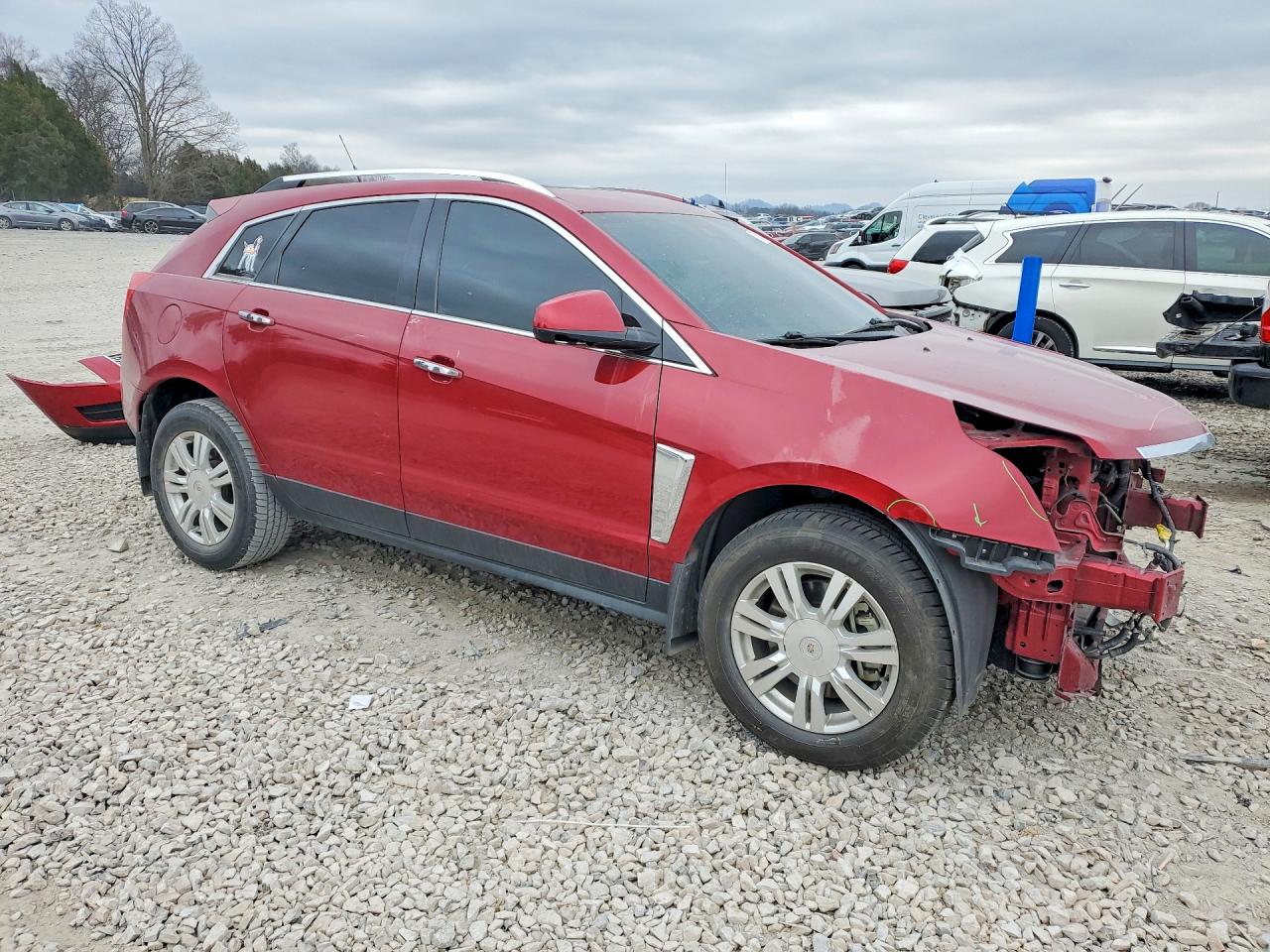 2013 Cadillac Srx Luxury Collection Red vin: 3GYFNCE30DS622087