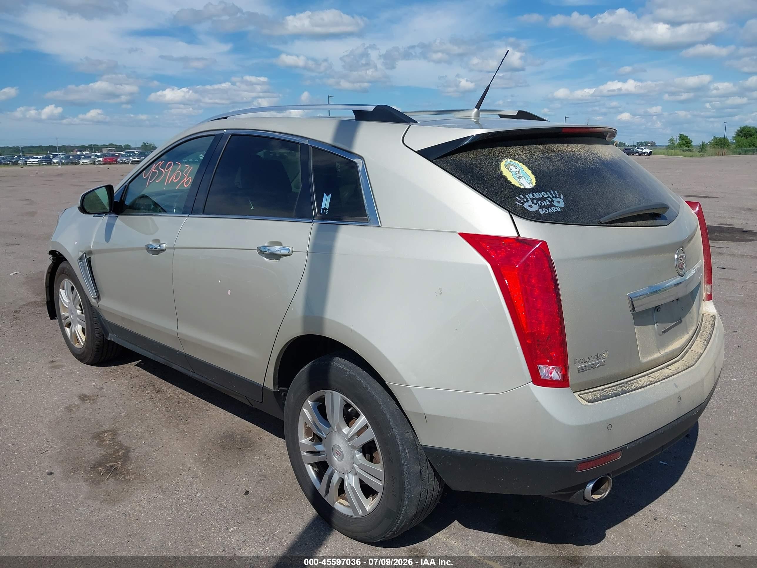 2013 Cadillac Srx Luxury Collection Gold vin: 3GYFNCE30DS626284