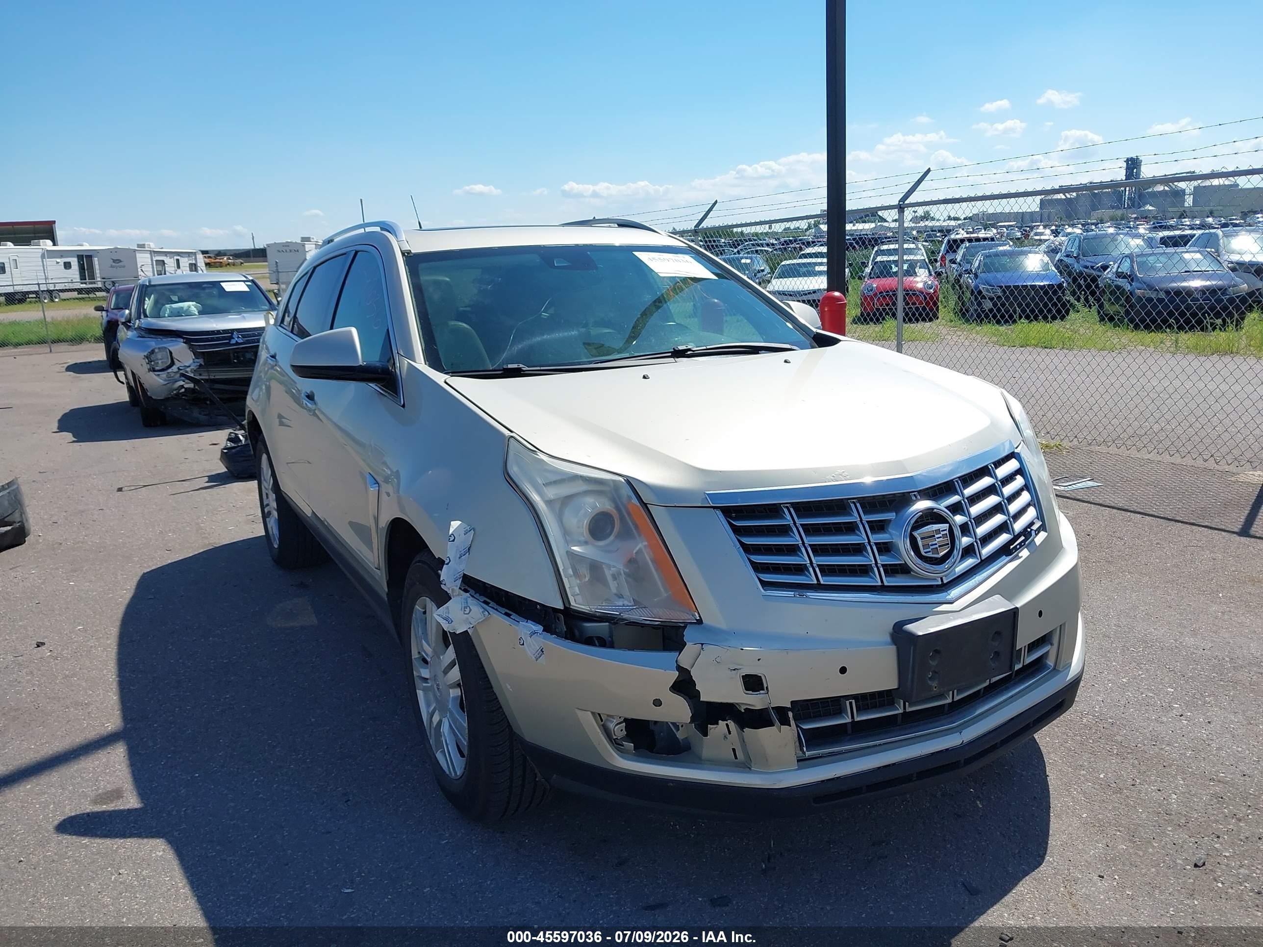 2013 Cadillac Srx Luxury Collection Gold vin: 3GYFNCE30DS626284