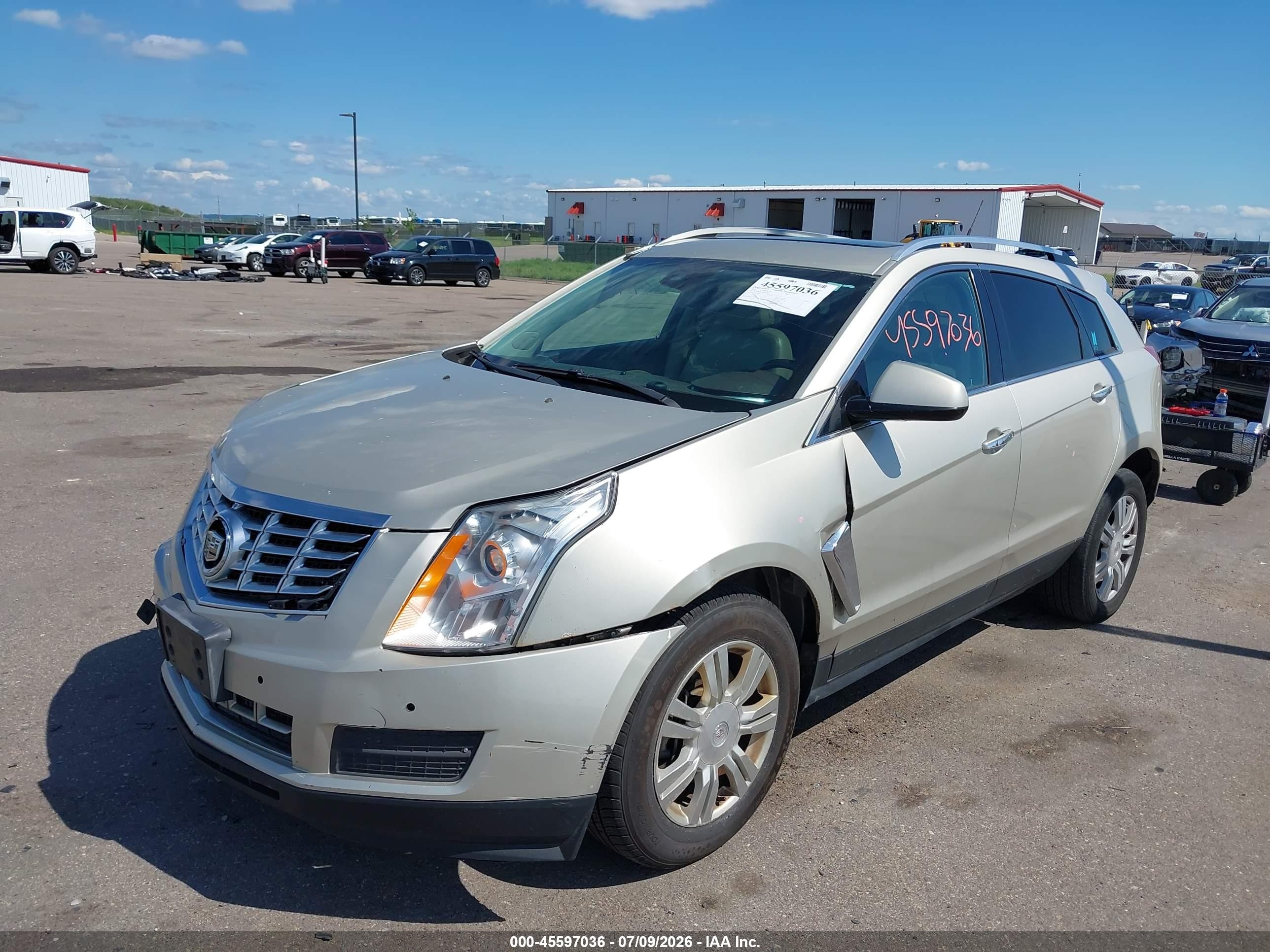 2013 Cadillac Srx Luxury Collection Gold vin: 3GYFNCE30DS626284