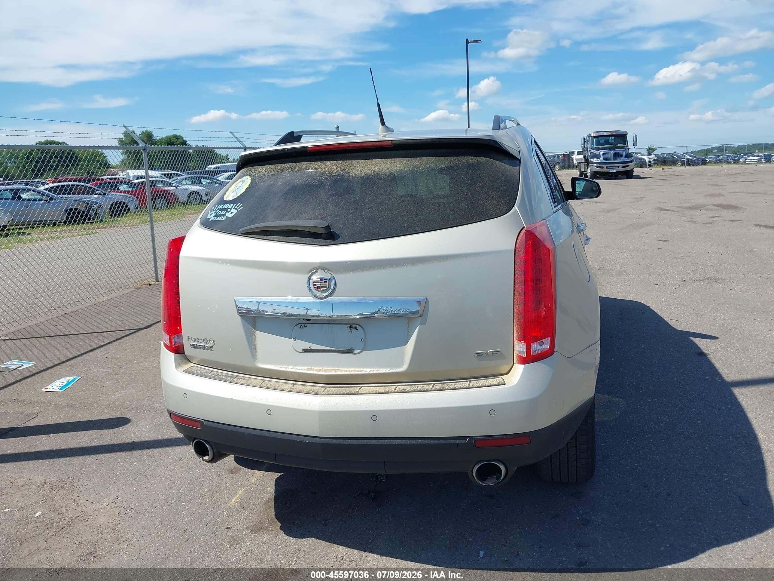 2013 Cadillac Srx Luxury Collection Gold vin: 3GYFNCE30DS626284