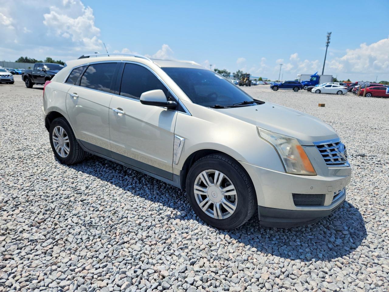 2013 Cadillac Srx Luxury Collection Желто-коричневый vin: 3GYFNCE30DS633431