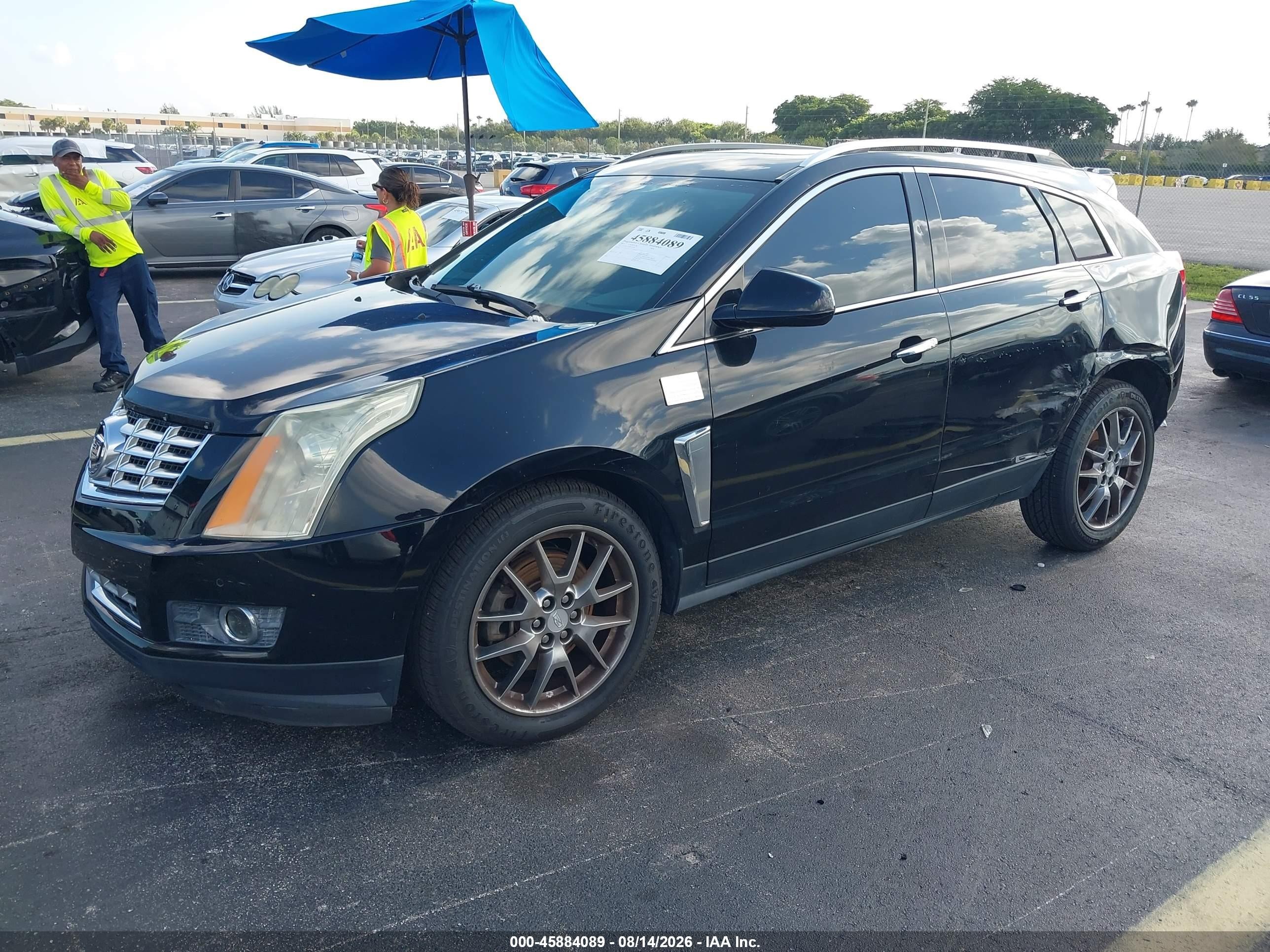 2015 Cadillac Srx Performance Collection Black vin: 3GYFNCE30FS574349