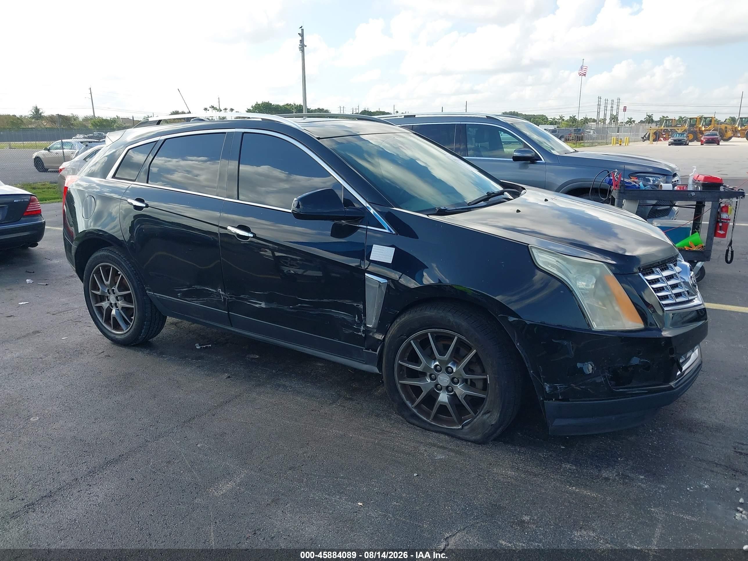2015 Cadillac Srx Performance Collection Black vin: 3GYFNCE30FS574349