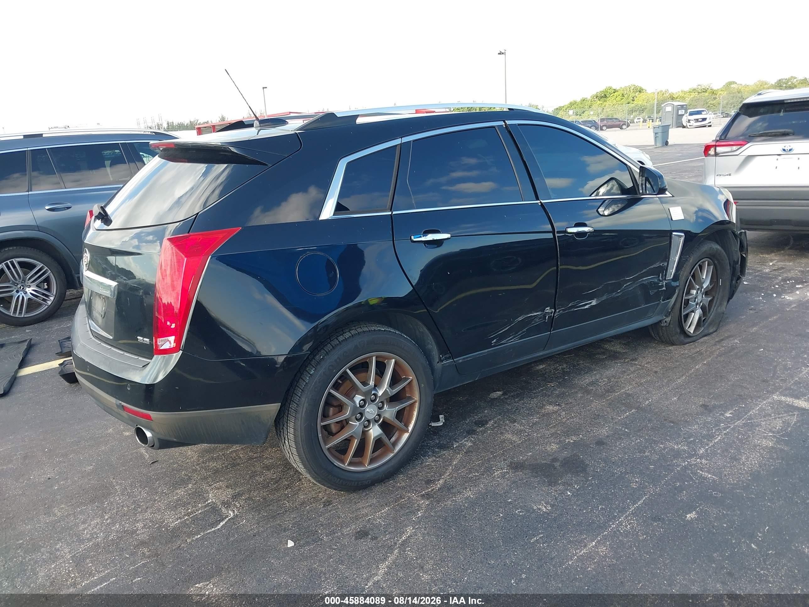 2015 Cadillac Srx Performance Collection Black vin: 3GYFNCE30FS574349