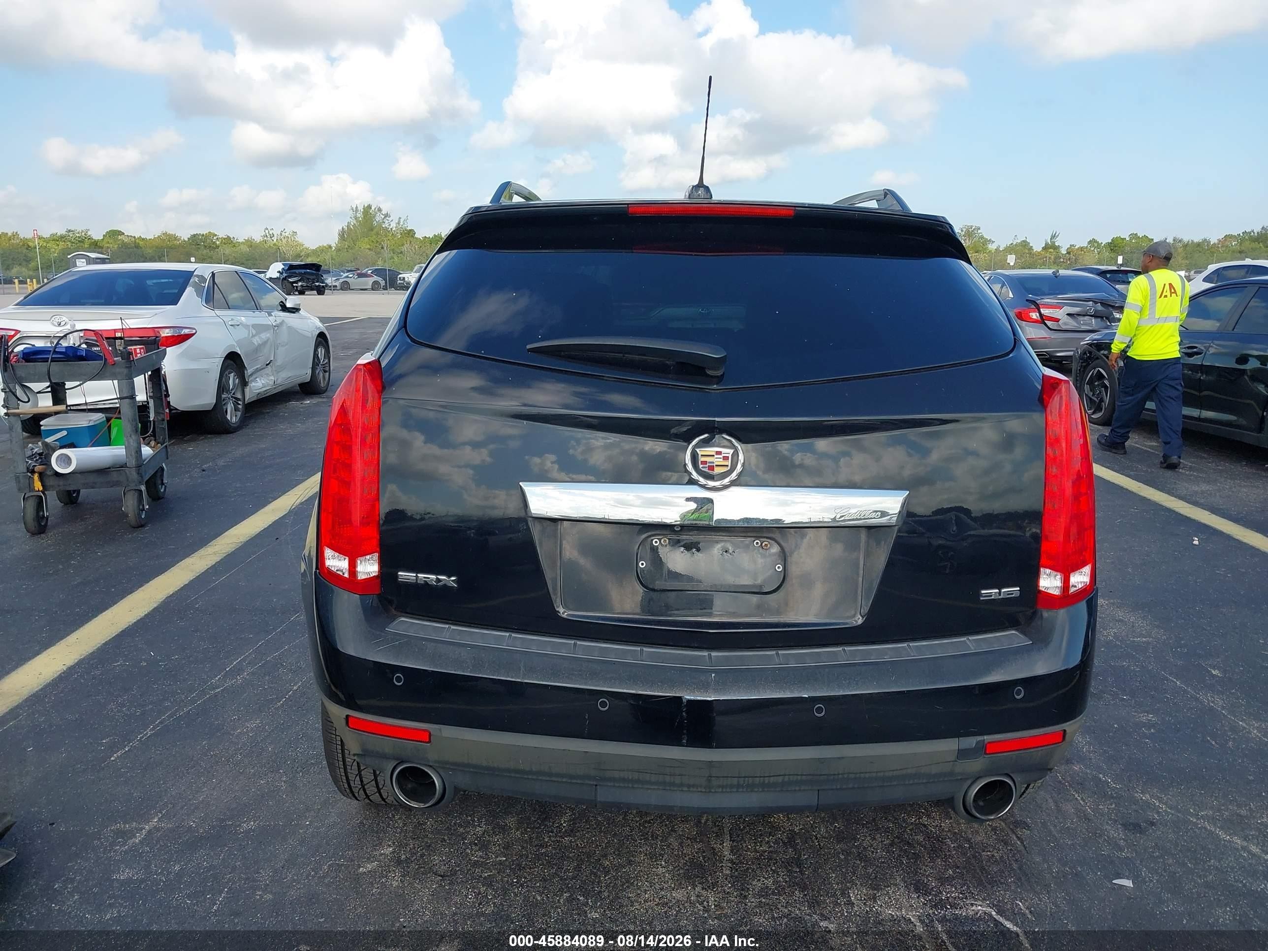 2015 Cadillac Srx Performance Collection Black vin: 3GYFNCE30FS574349