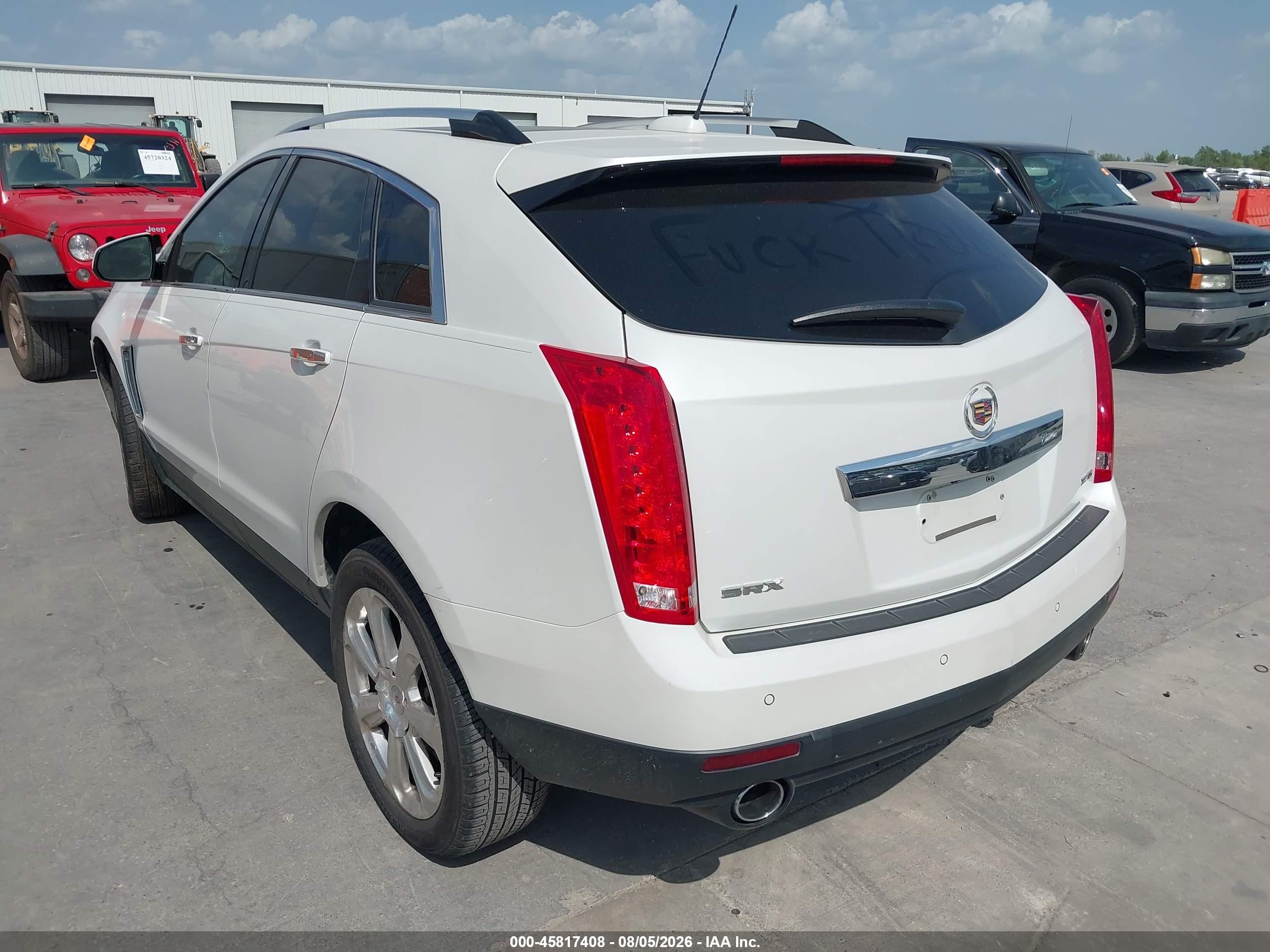 2015 Cadillac Srx Performance Collection White vin: 3GYFNCE30FS611531