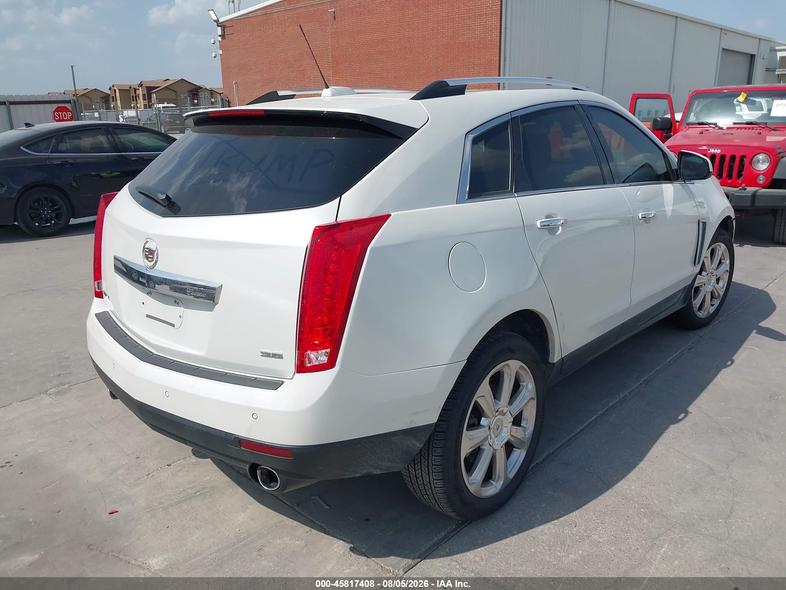 2015 Cadillac Srx Performance Collection White vin: 3GYFNCE30FS611531