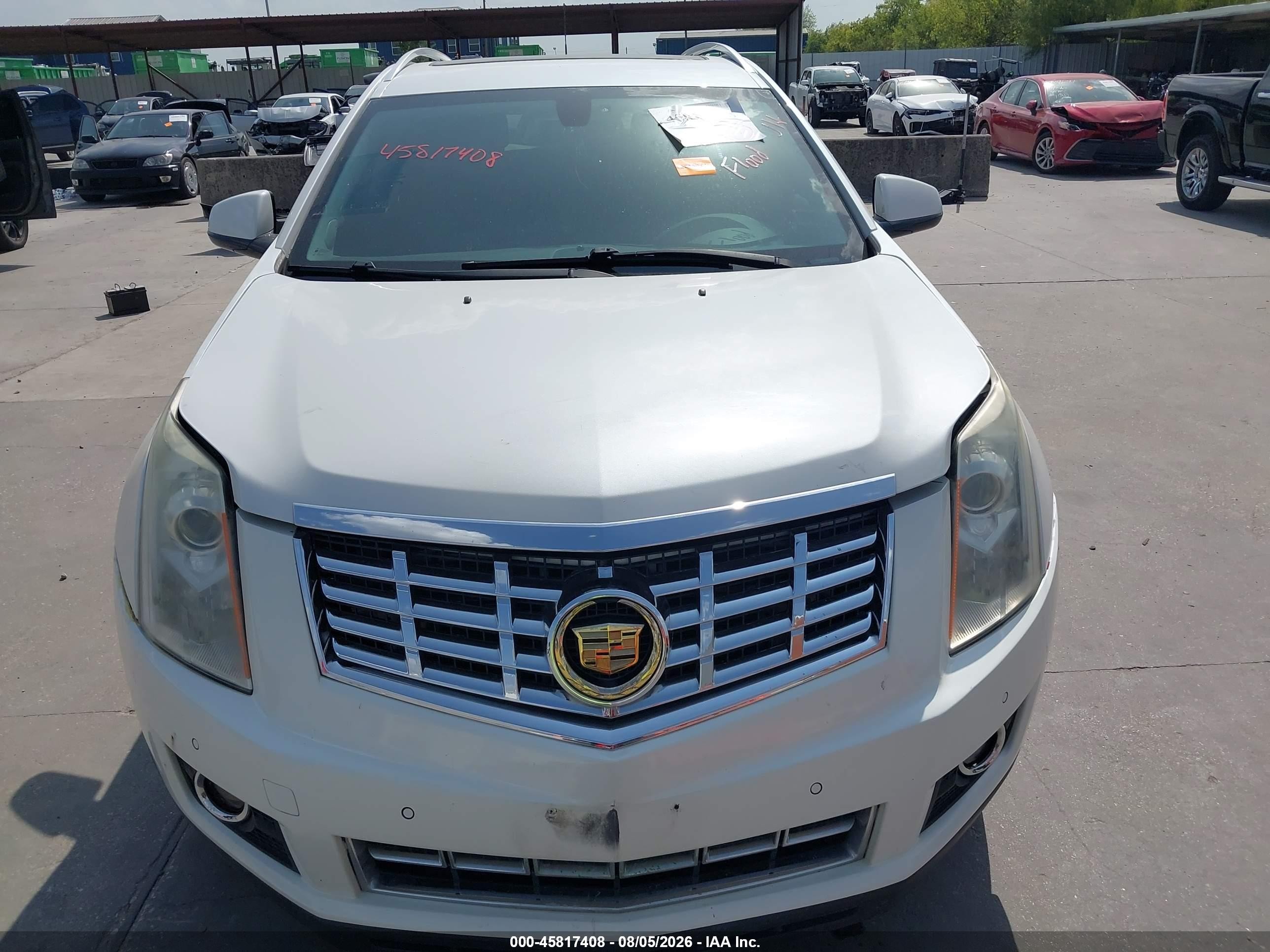 2015 Cadillac Srx Performance Collection White vin: 3GYFNCE30FS611531