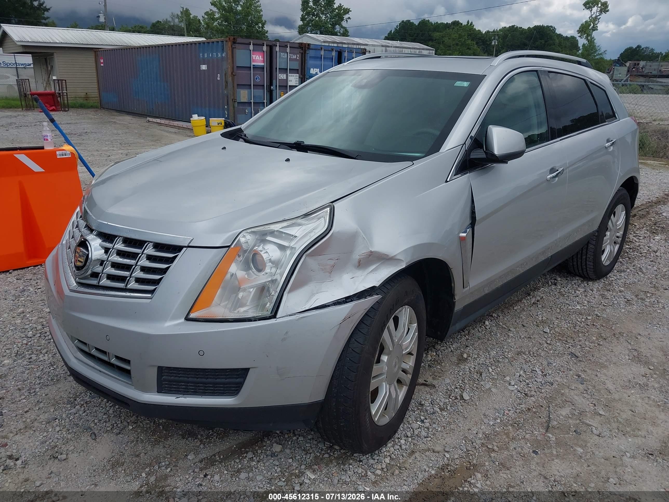 2013 Cadillac Srx Luxury Collection Silver vin: 3GYFNCE31DS516506