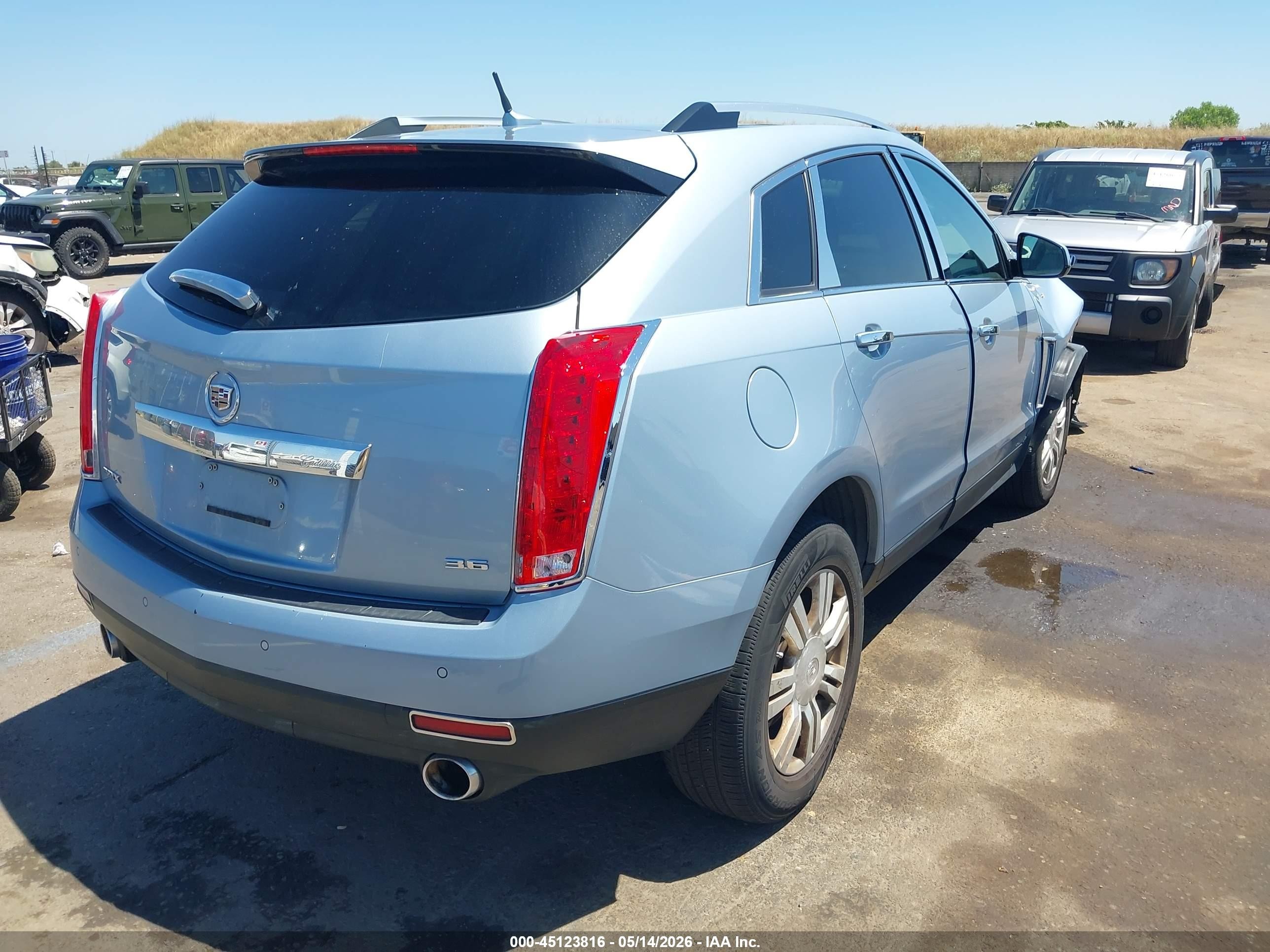 2013 Cadillac Srx Luxury Collection Blue vin: 3GYFNCE31DS543625