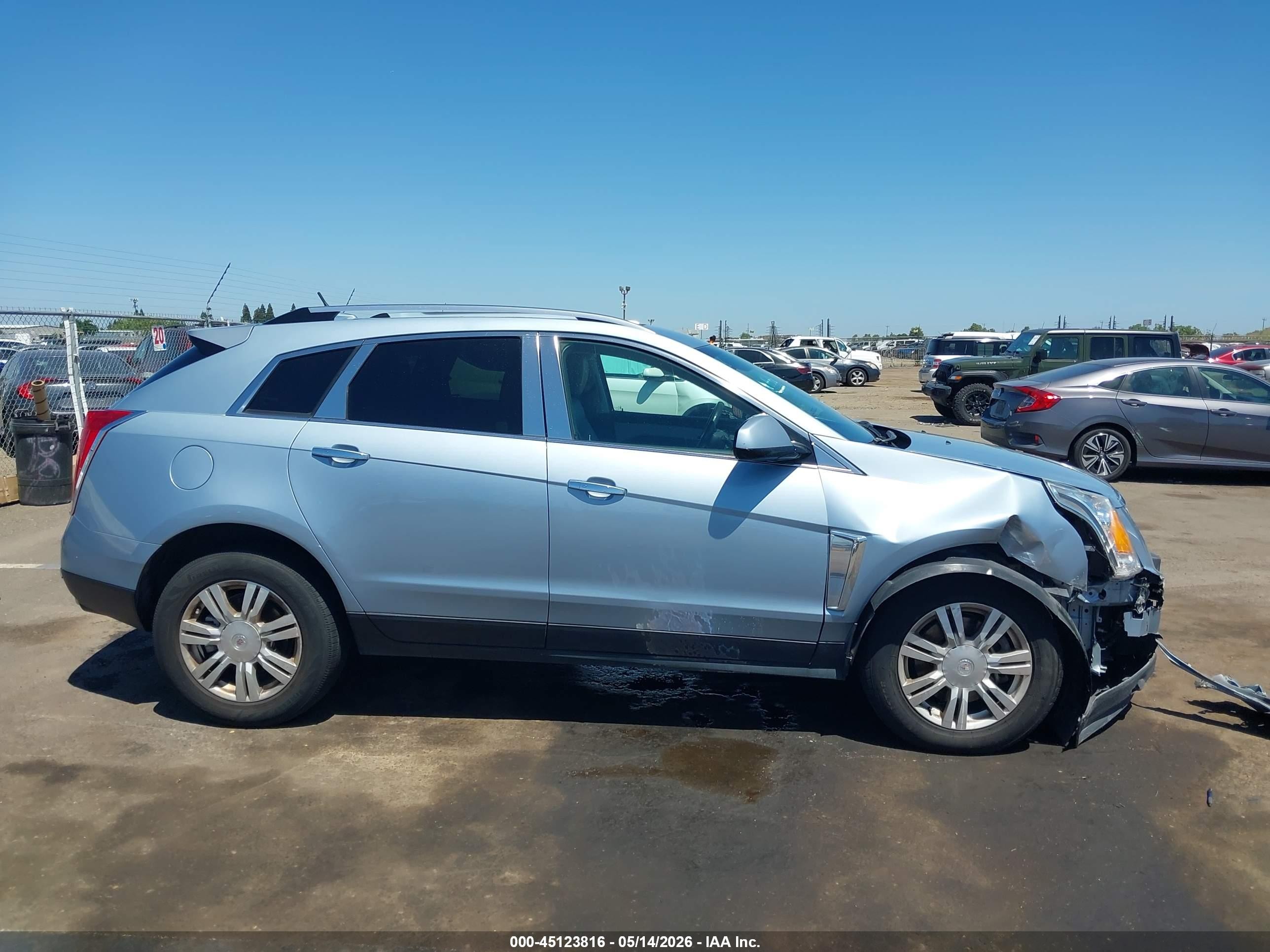 2013 Cadillac Srx Luxury Collection Blue vin: 3GYFNCE31DS543625